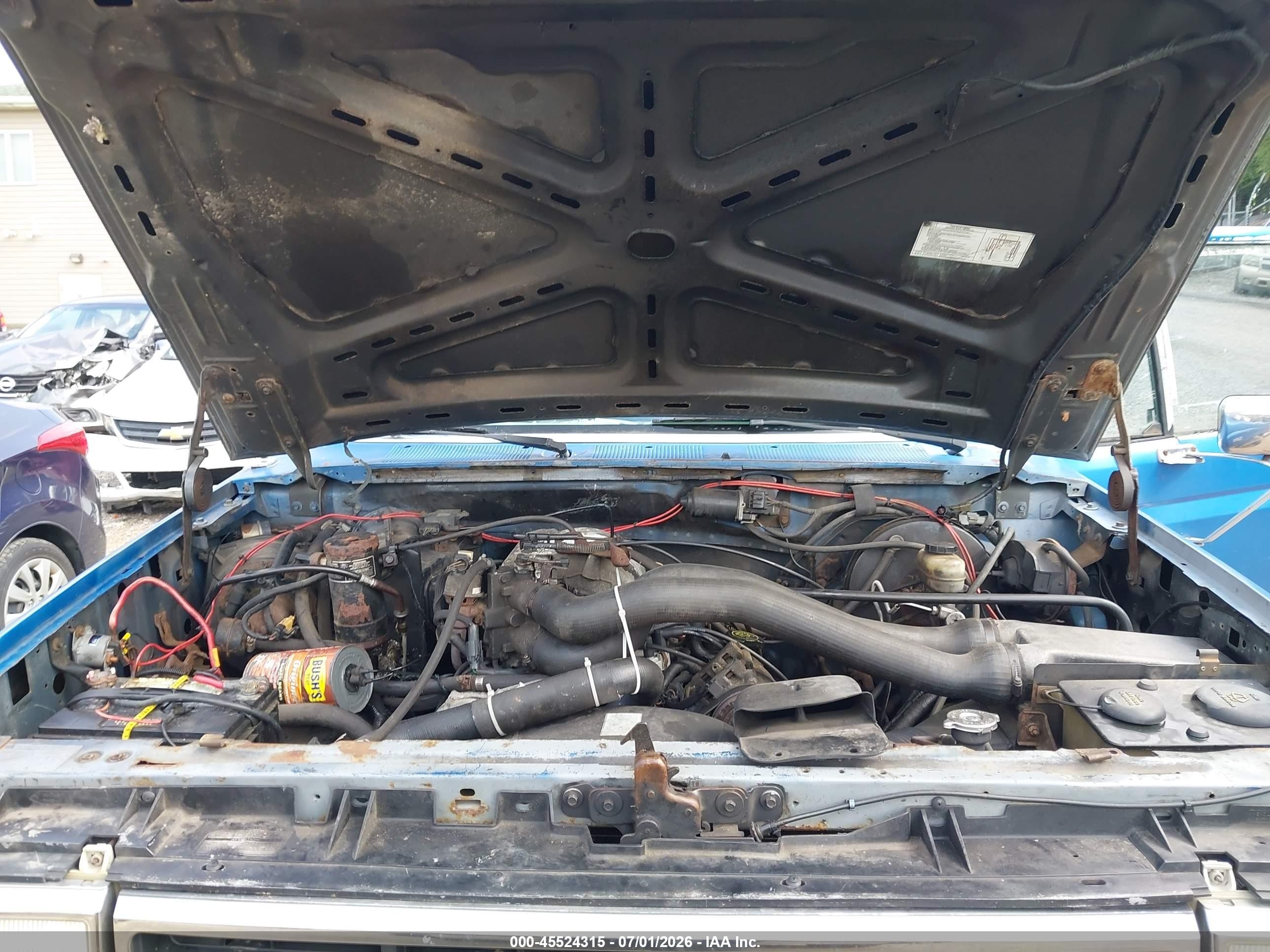 1990 Ford F150   Синий vin: 1FTEF14N5LNB24465