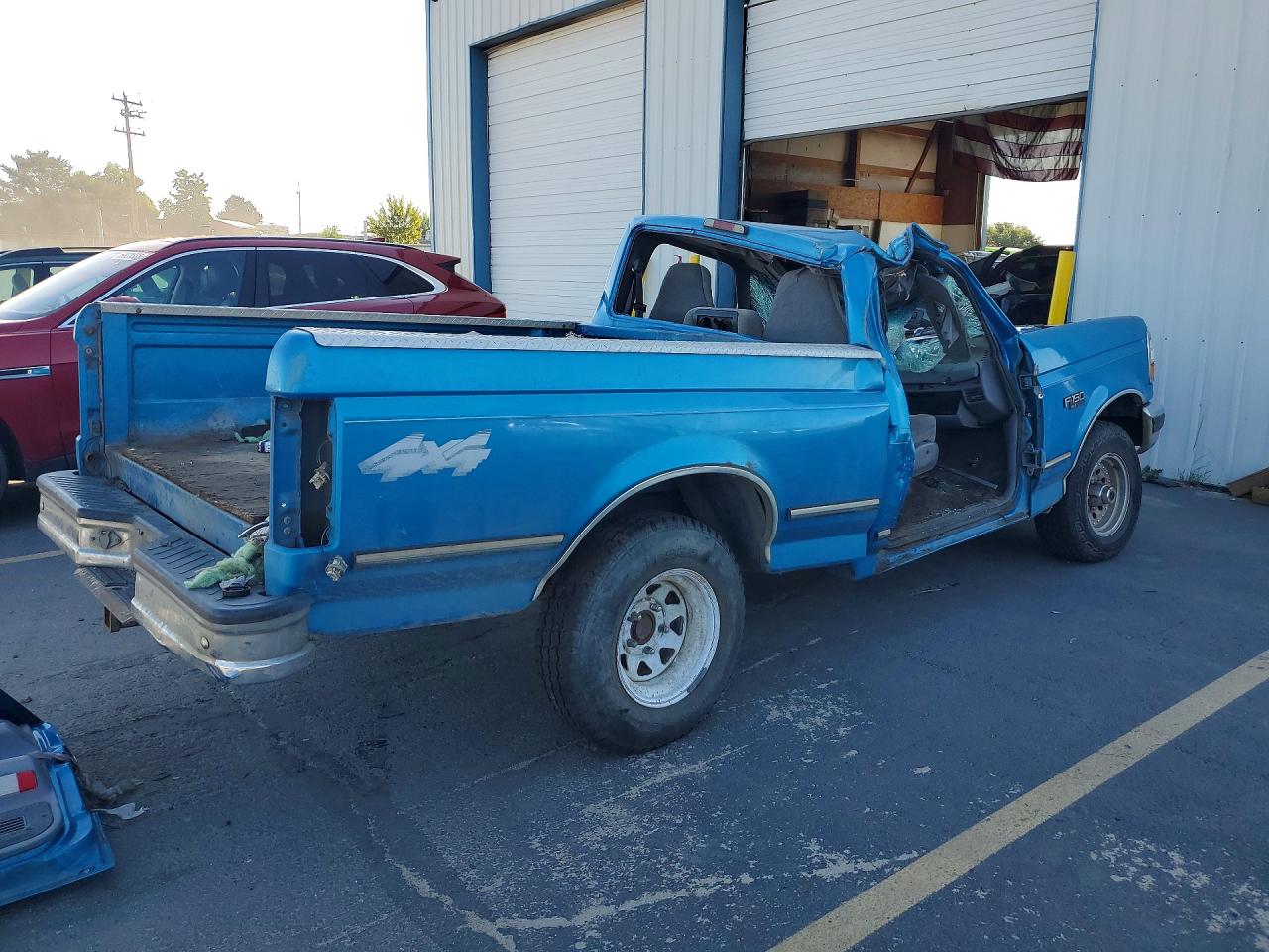 1995 Ford F150 Blue vin: 1FTEF14N5SLA77383