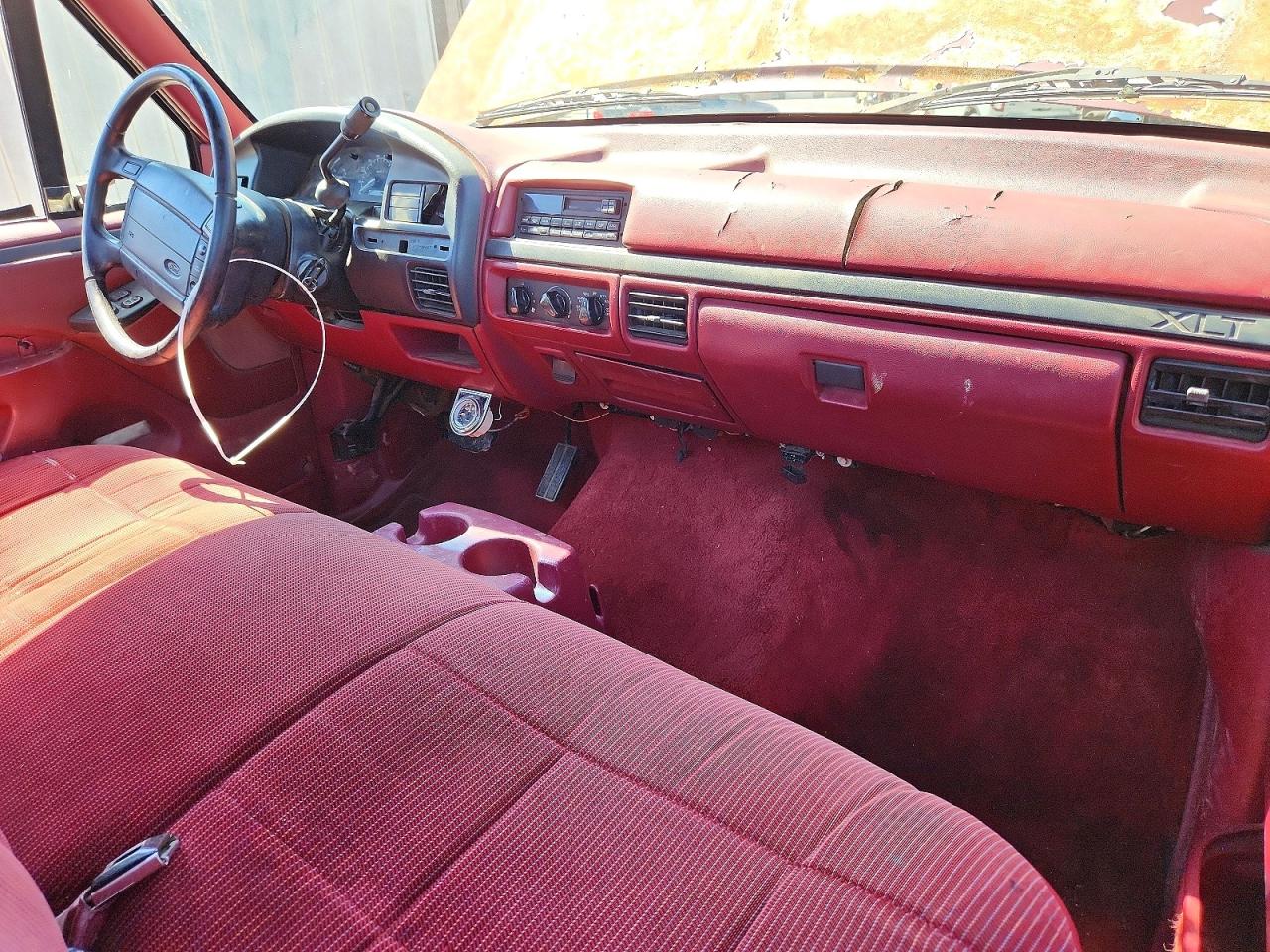 1996 Ford F150 Maroon vin: 1FTEF14N5TLA19503