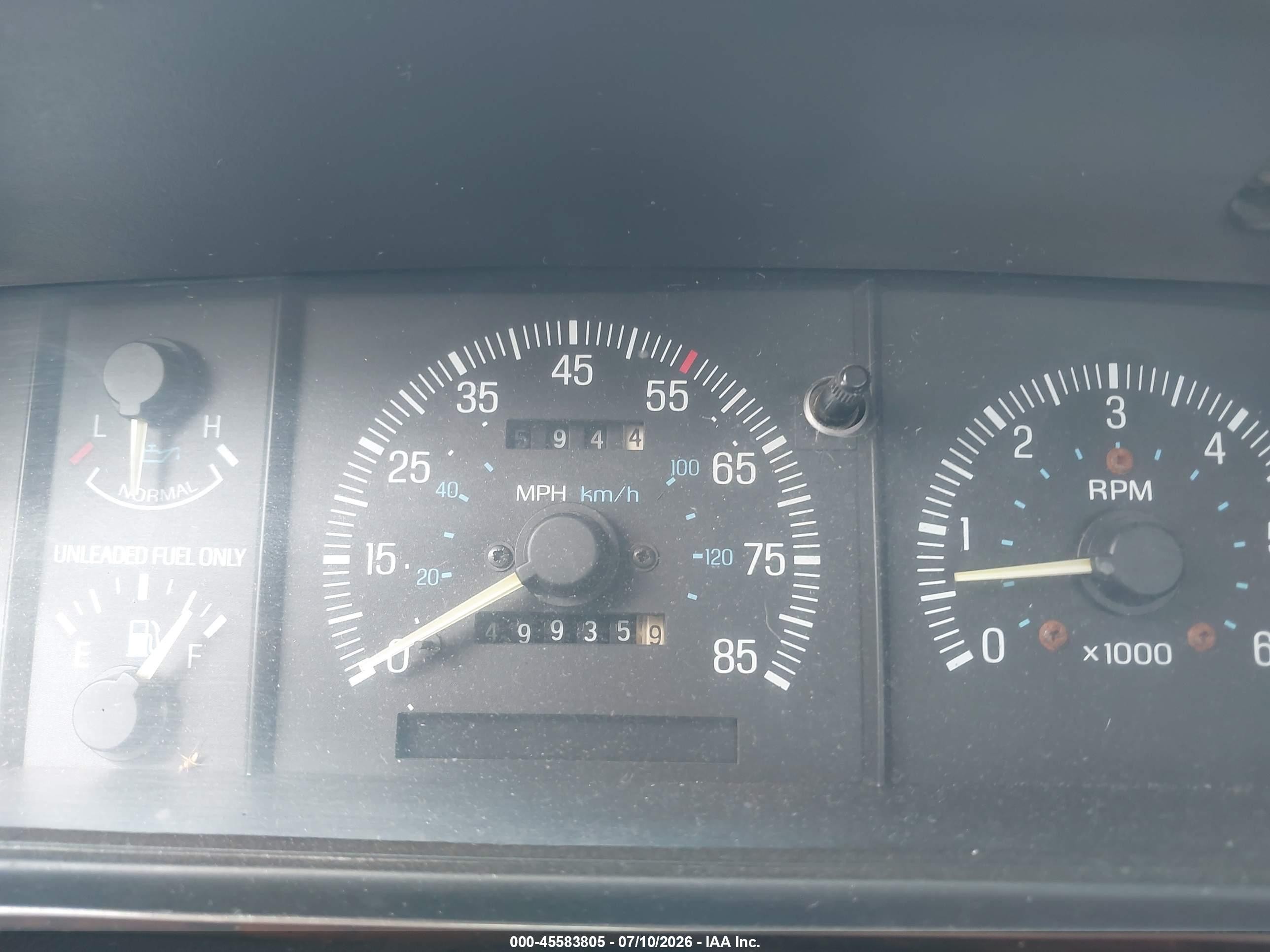 1991 Ford F150   Maroon vin: 1FTEF14N6MNA06703