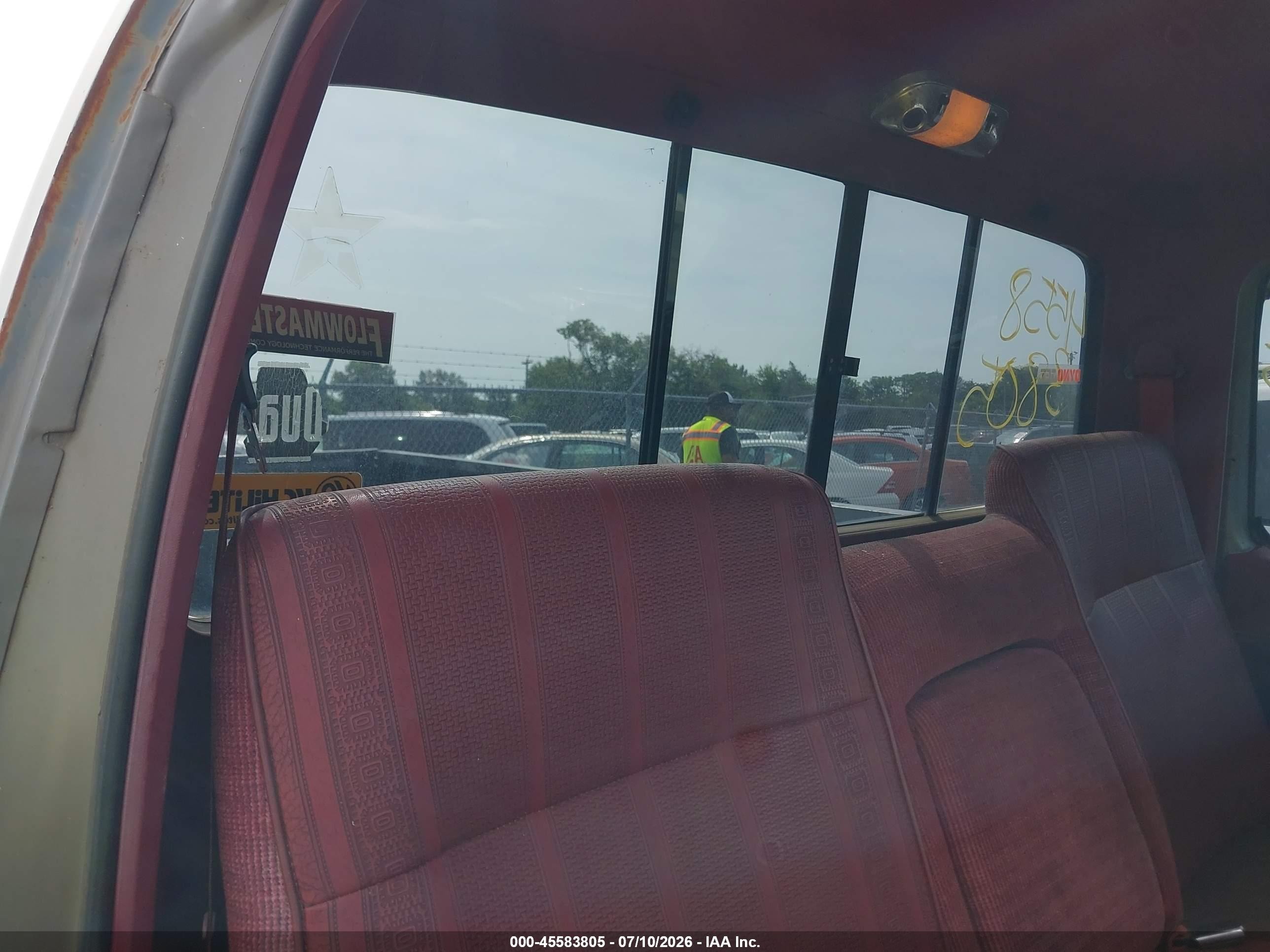 1991 Ford F150   Maroon vin: 1FTEF14N6MNA06703