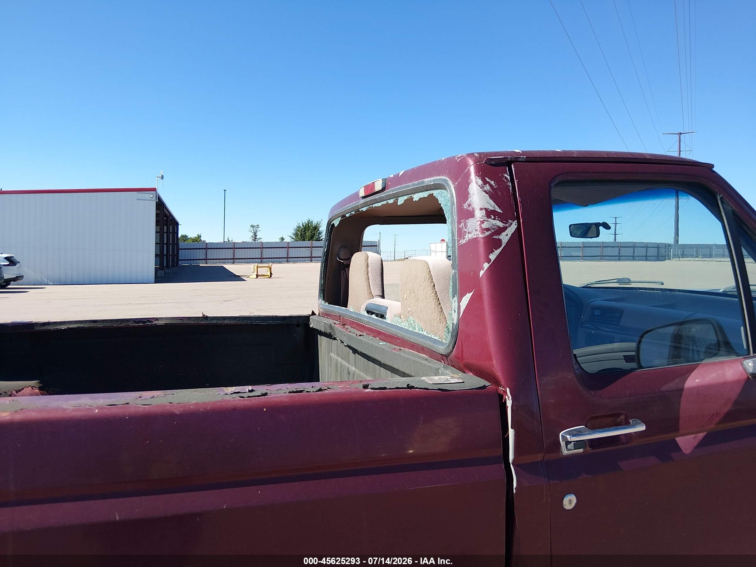 1996 Ford F150   Красный vin: 1FTEF14N6TLA96252