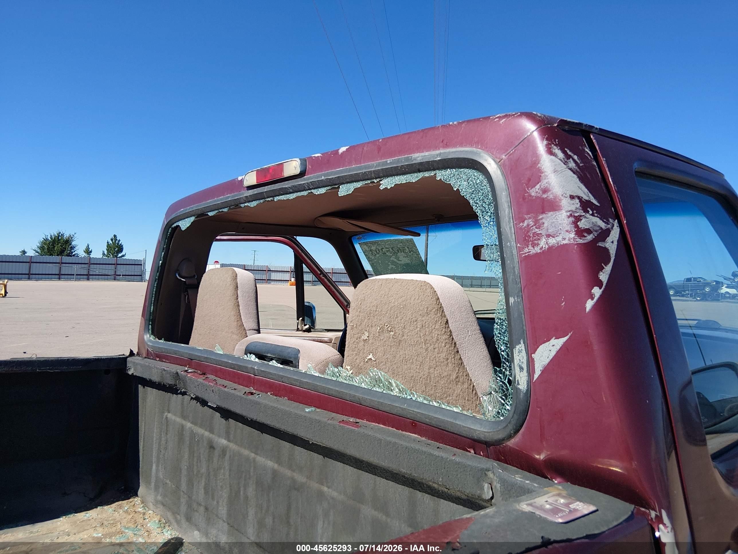 1996 Ford F150   Красный vin: 1FTEF14N6TLA96252