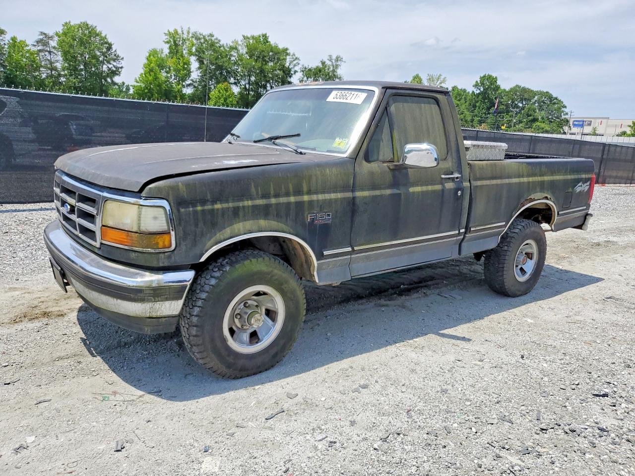 1992 Ford F-150 Black vin: 1FTEF14N8NNA89892
