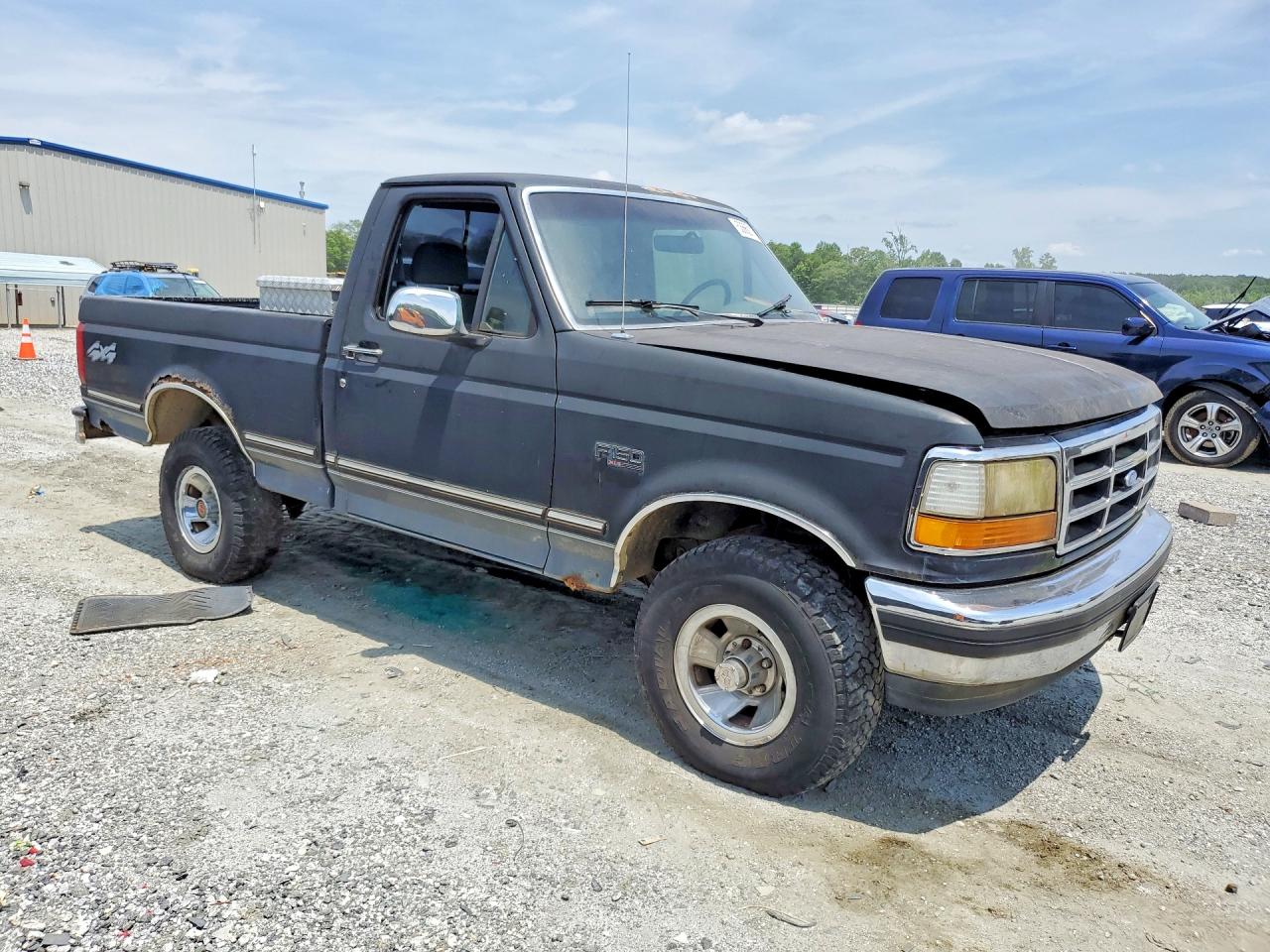 1992 Ford F-150 Black vin: 1FTEF14N8NNA89892