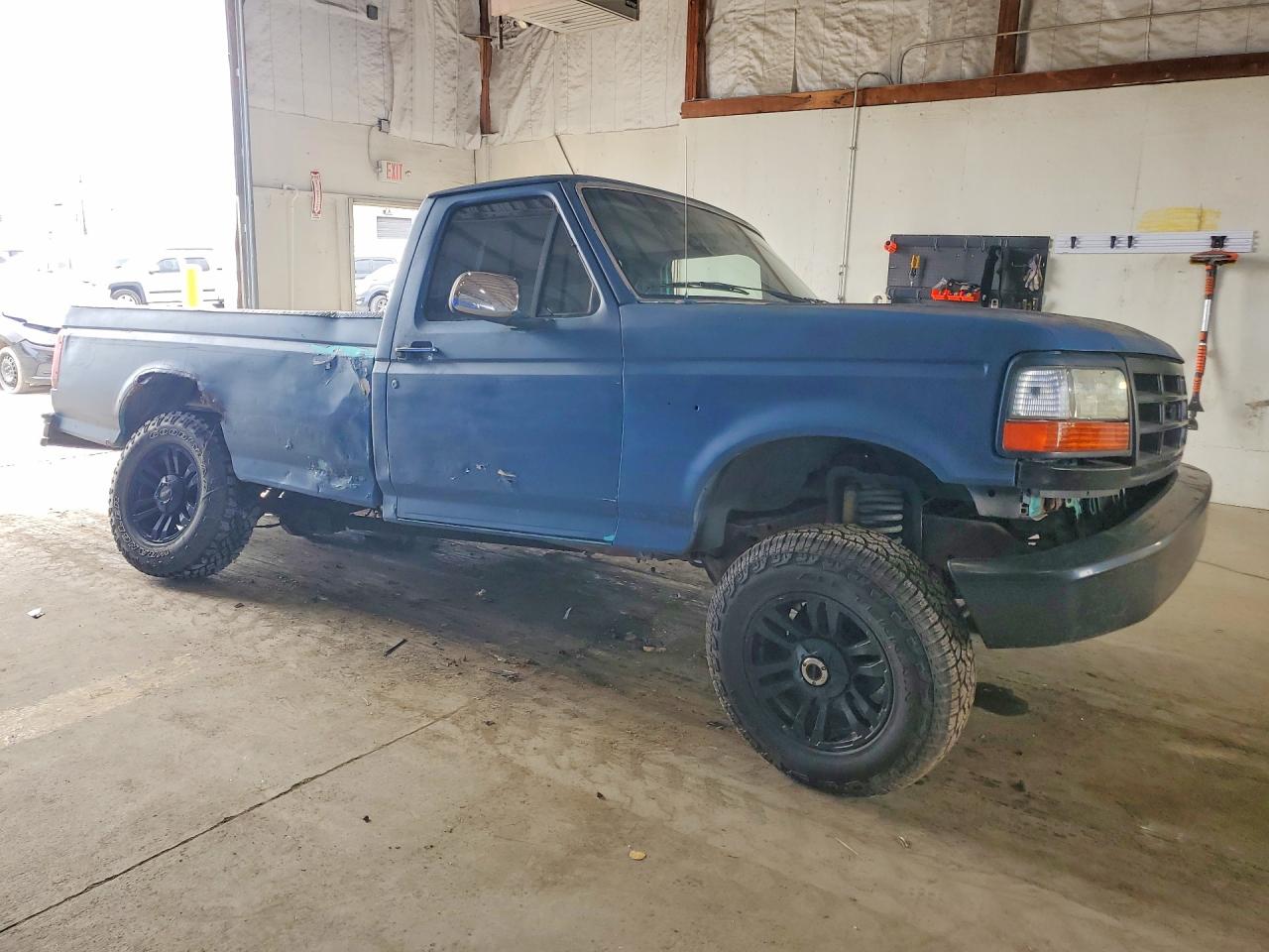 1995 Ford F150 Blue vin: 1FTEF14N8SLA81895