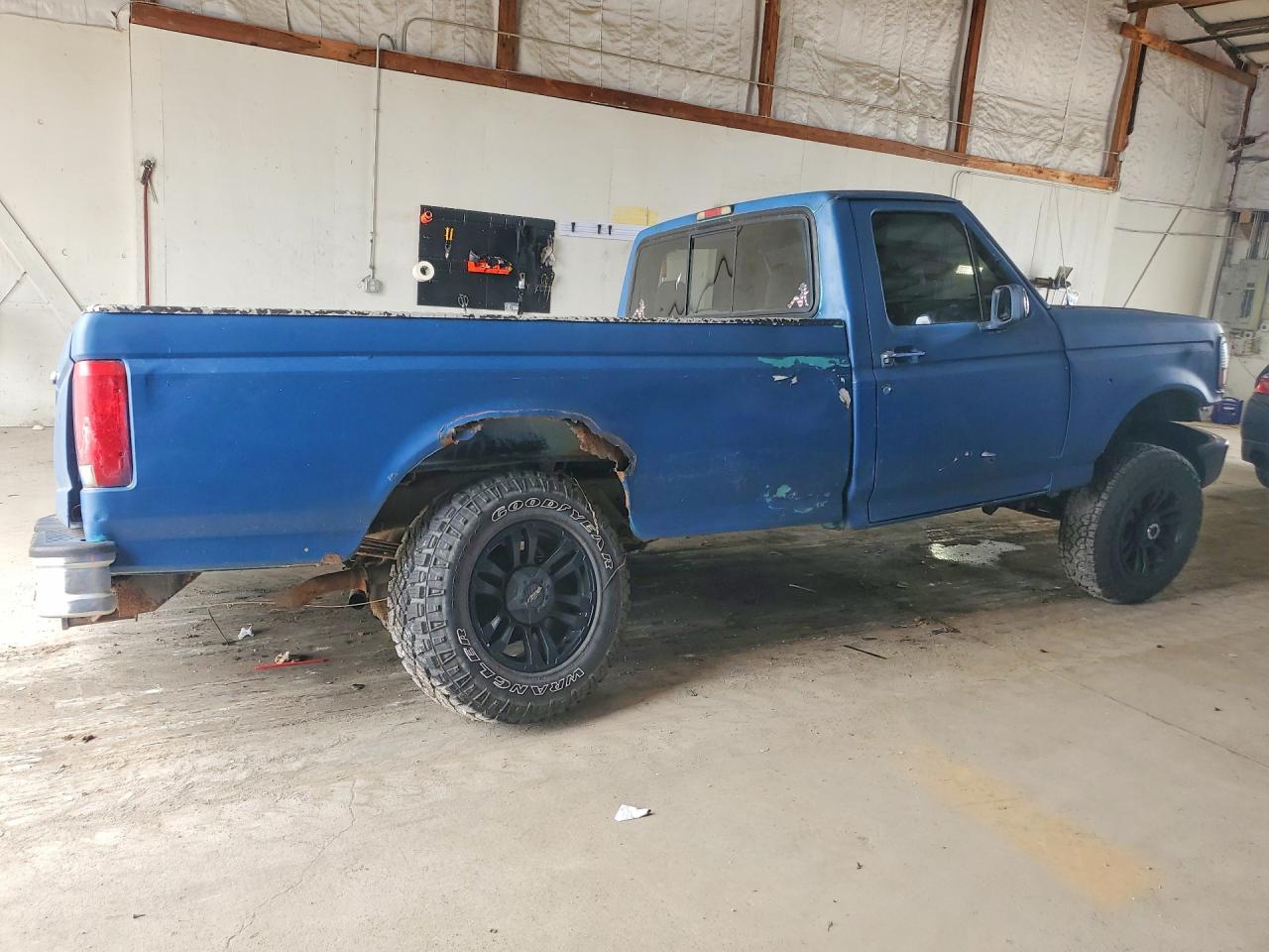 1995 Ford F150 Blue vin: 1FTEF14N8SLA81895