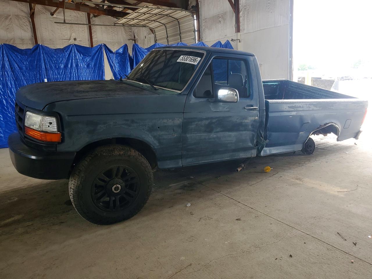 1995 Ford F150 Blue vin: 1FTEF14N8SLA81895