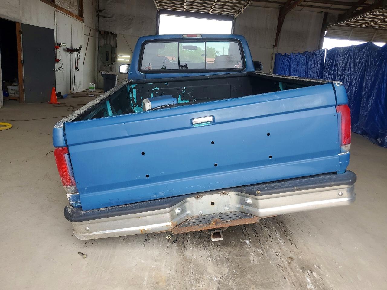 1995 Ford F150 Blue vin: 1FTEF14N8SLA81895