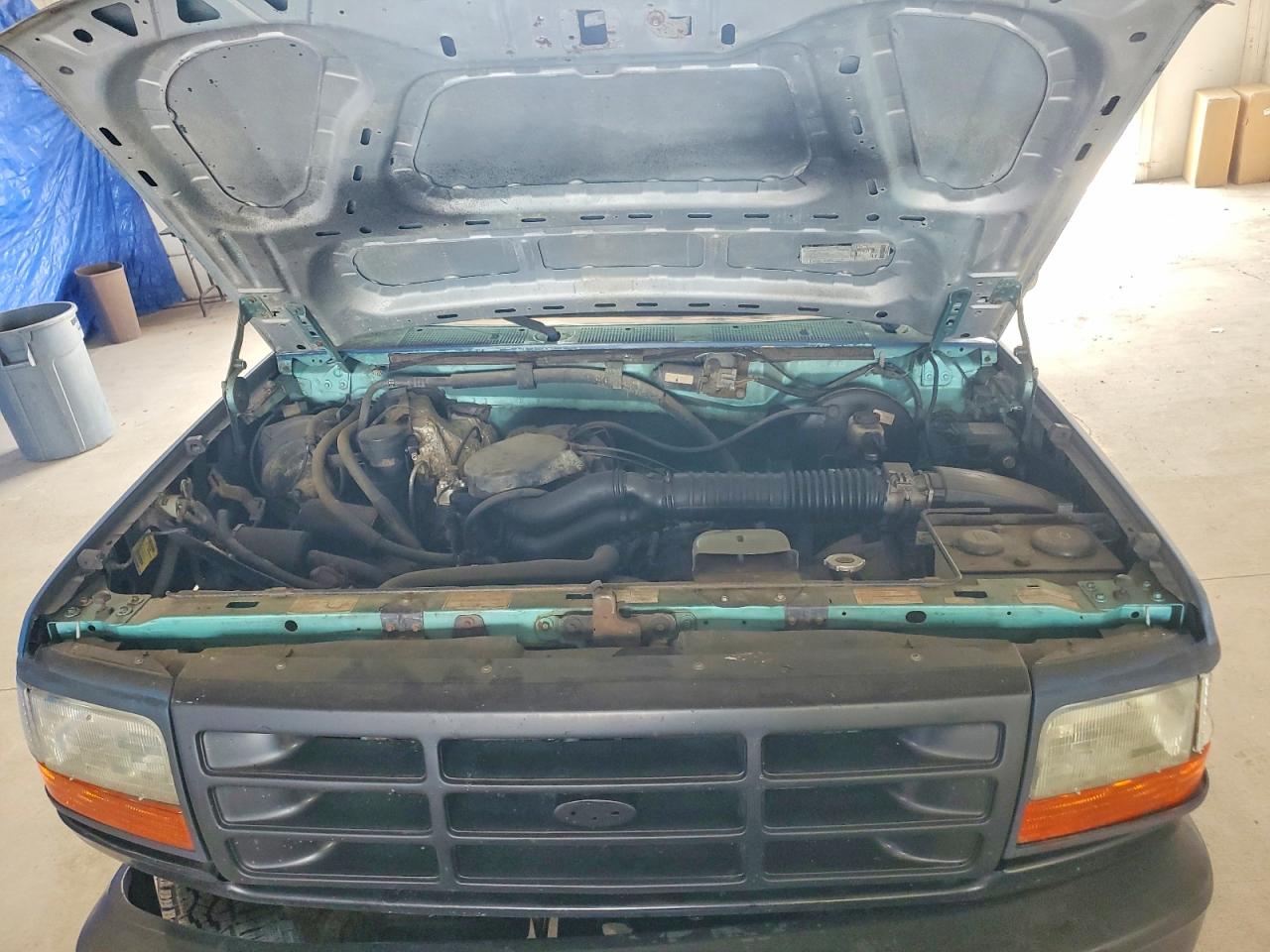 1995 Ford F150 Blue vin: 1FTEF14N8SLA81895