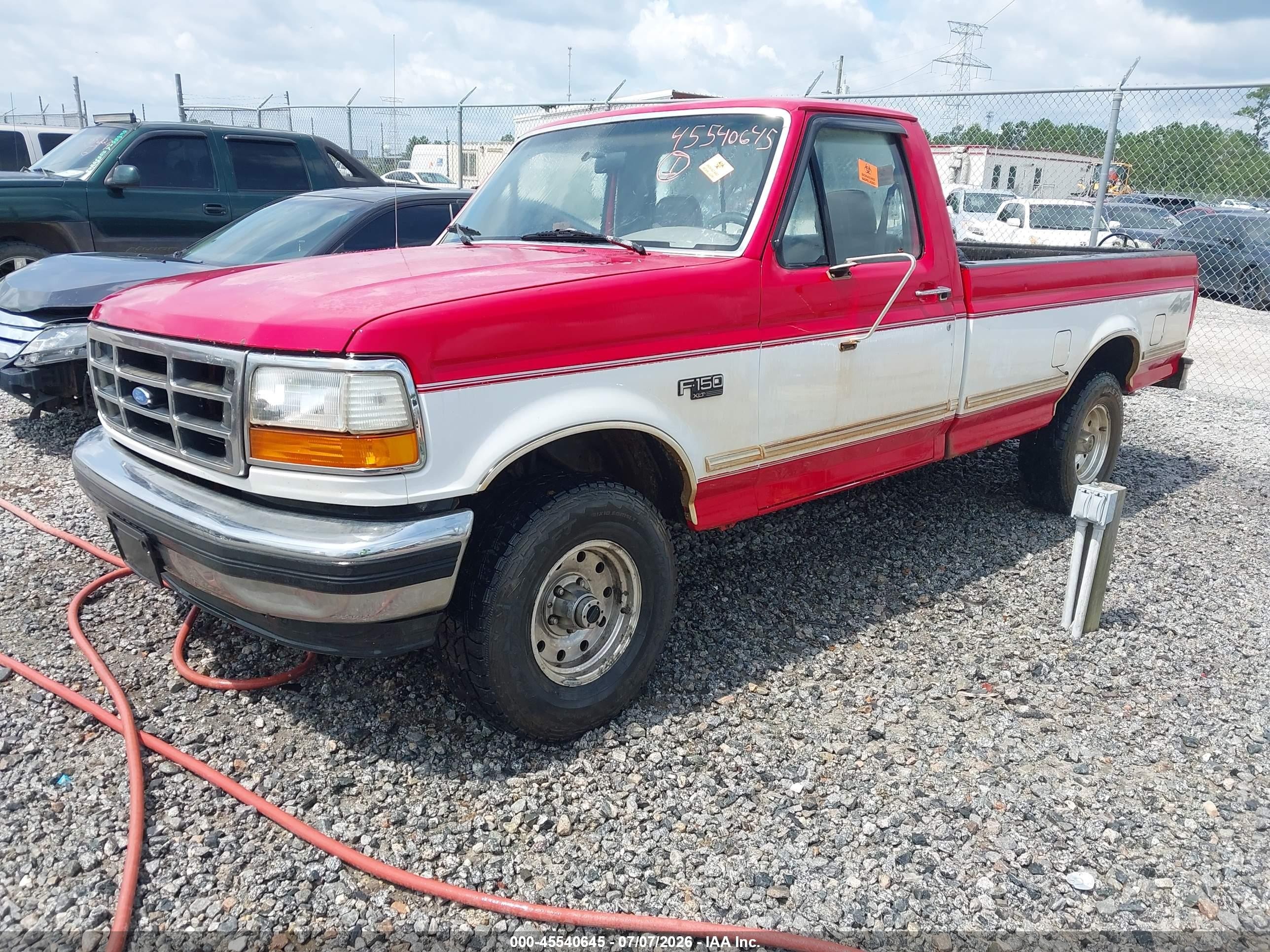 1995 Ford F150   Красный vin: 1FTEF14N8SNA02052