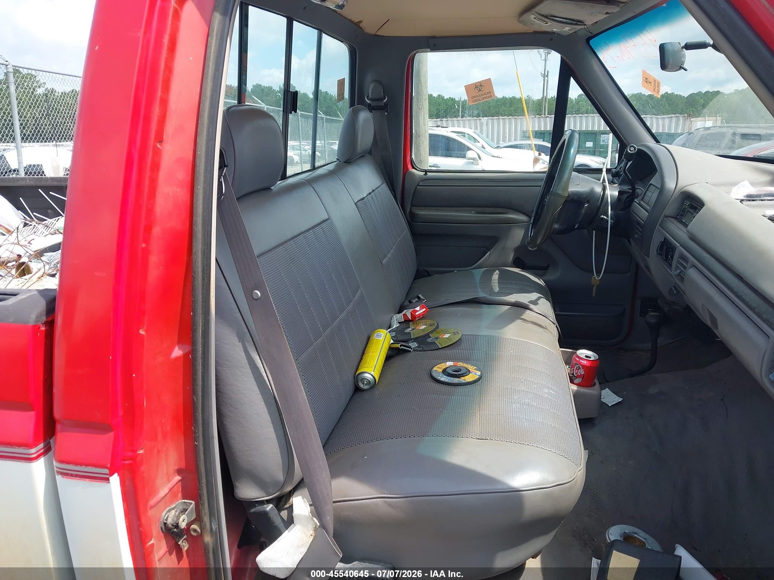 1995 Ford F150   Красный vin: 1FTEF14N8SNA02052