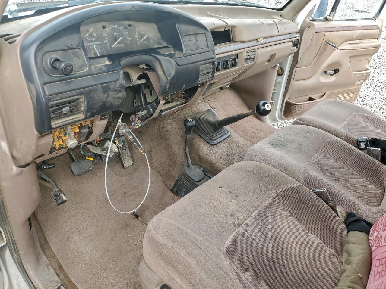 1996 Ford F-150 White vin: 1FTEF14N8TLA97550
