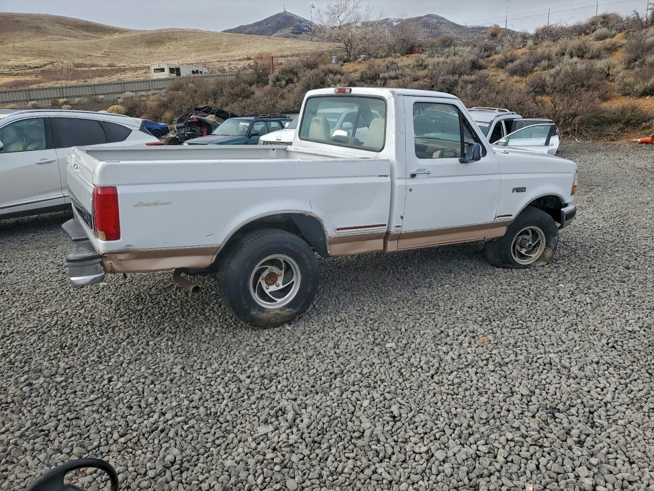 1996 Ford F-150 White vin: 1FTEF14N8TLA97550
