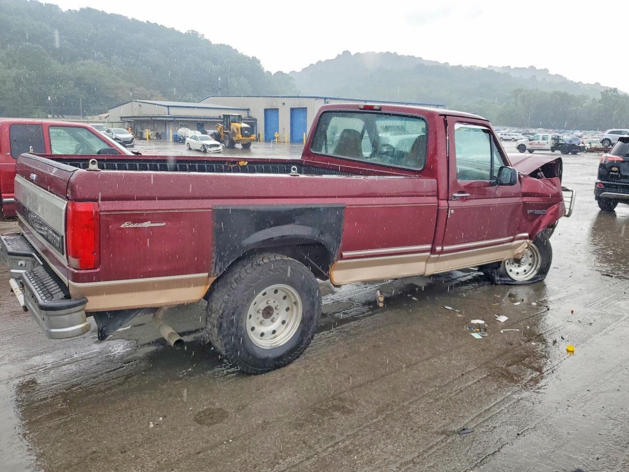 1996 Ford F150 Burgundy vin: 1FTEF14N8TNA07043