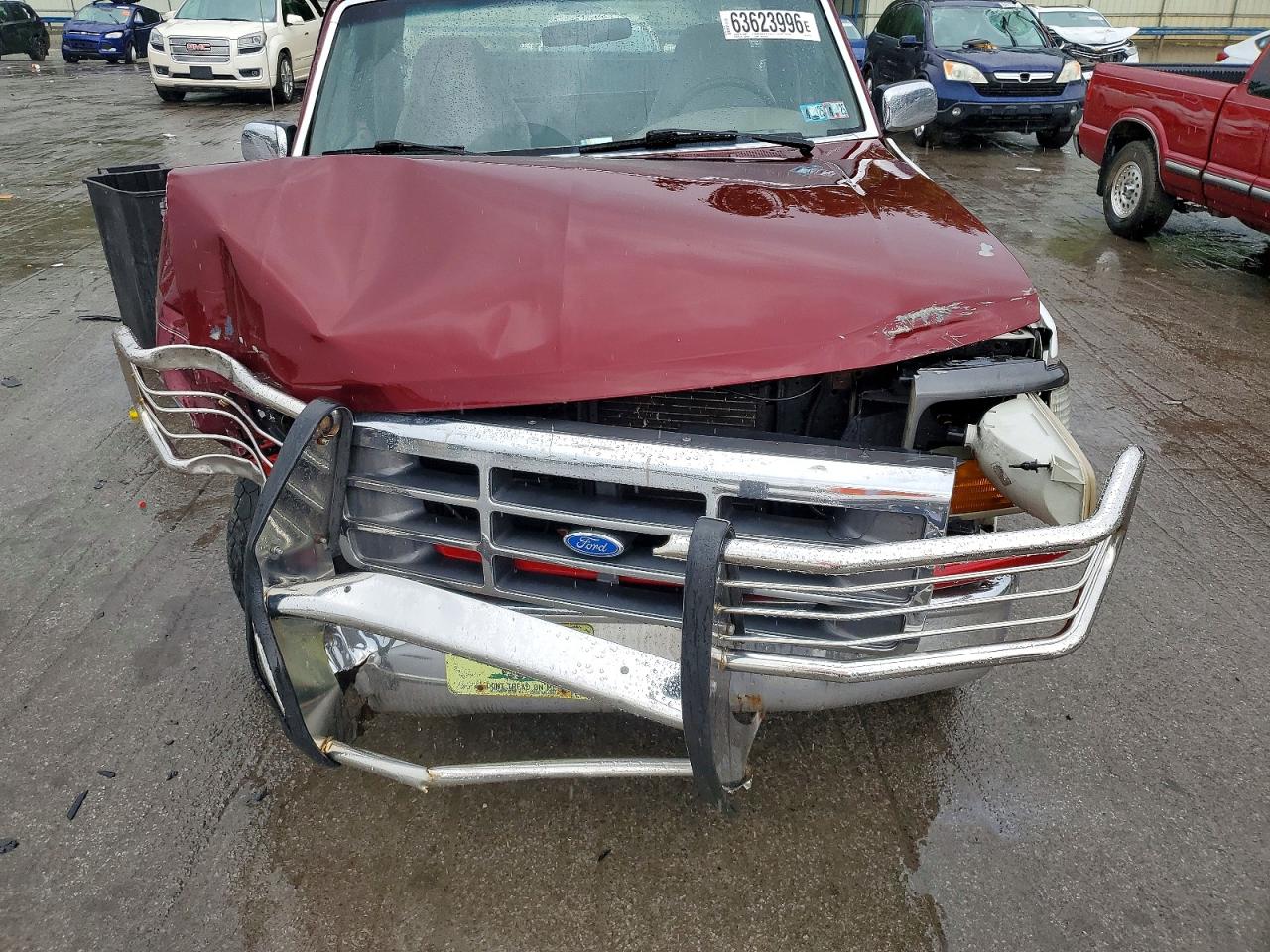 1996 Ford F150 Burgundy vin: 1FTEF14N8TNA07043