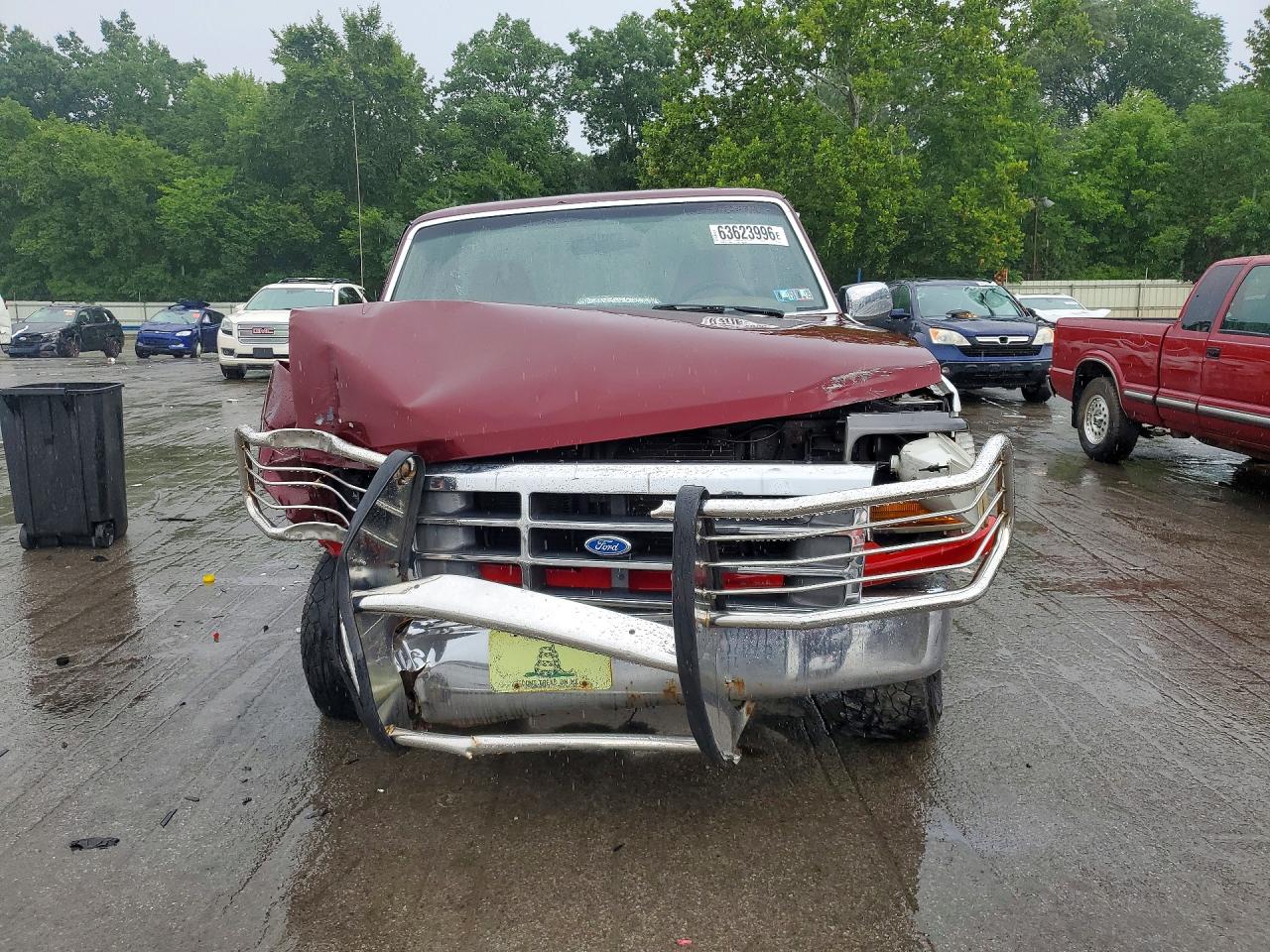 1996 Ford F150 Burgundy vin: 1FTEF14N8TNA07043