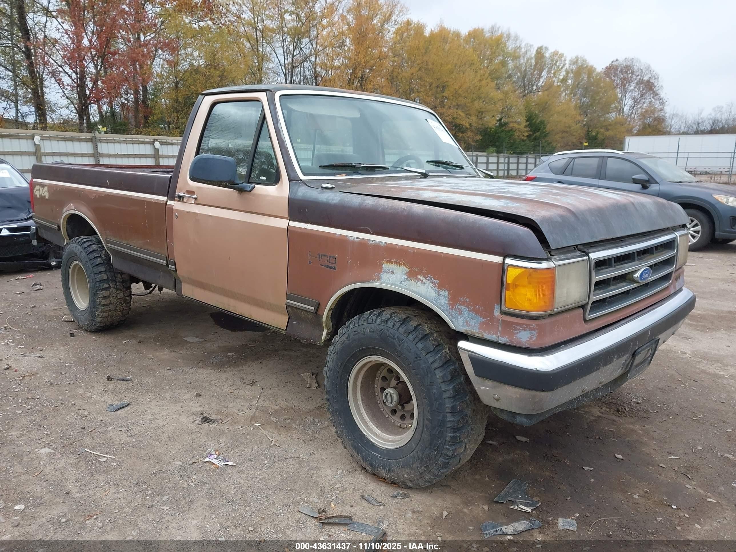 1991 Ford F150   Brown vin: 1FTEF14NXMNA76964