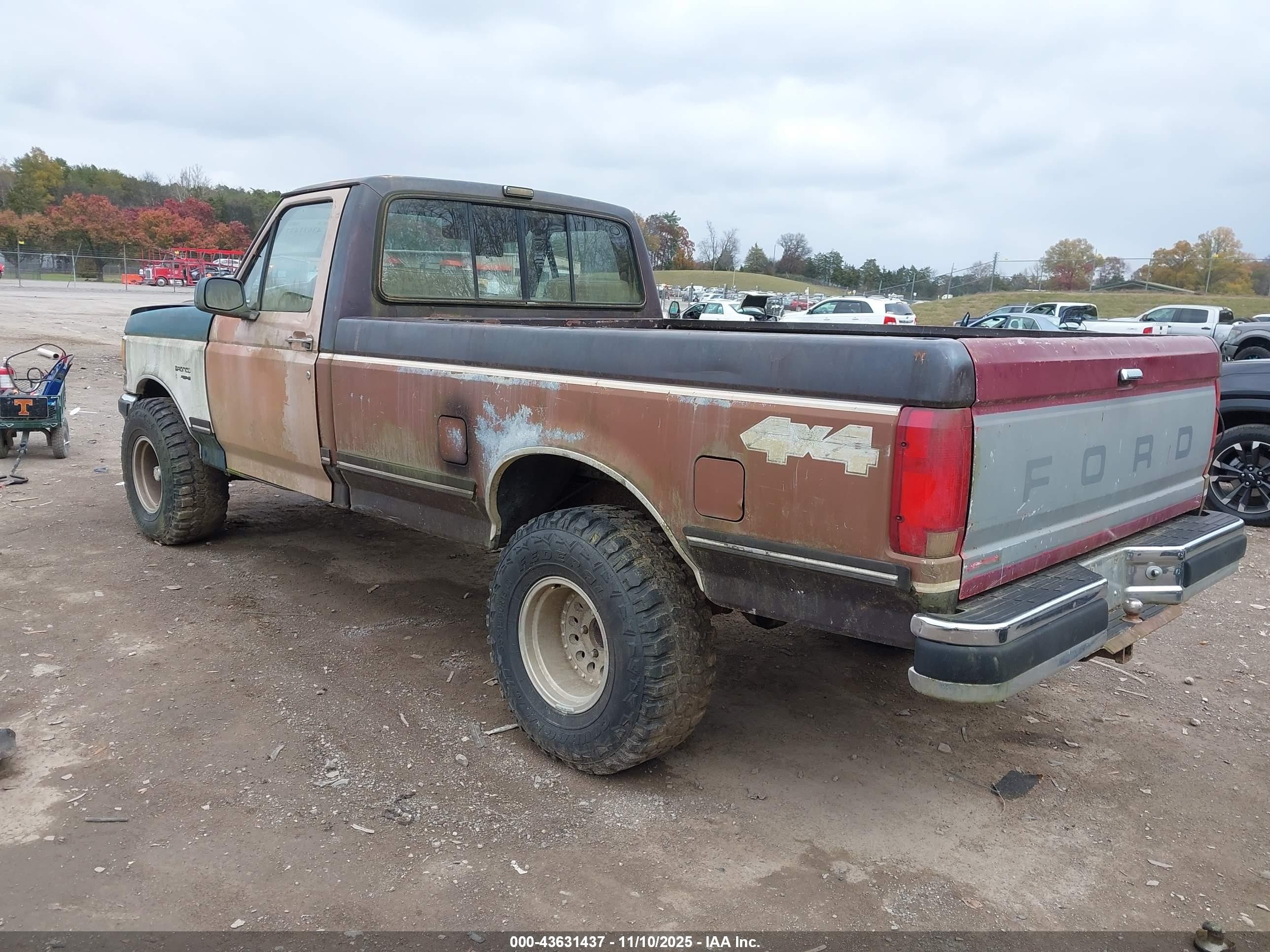 1991 Ford F150   Brown vin: 1FTEF14NXMNA76964
