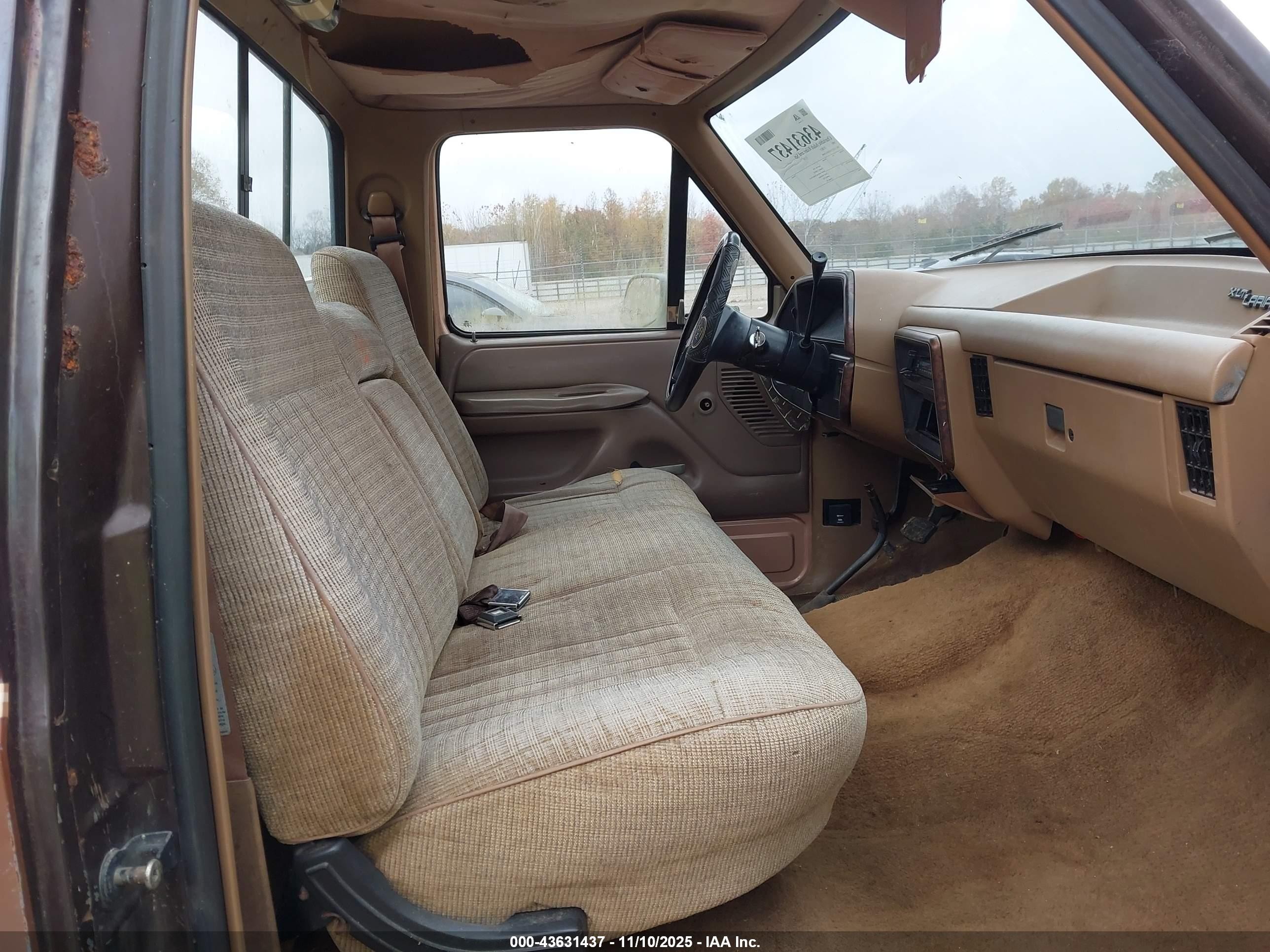 1991 Ford F150   Brown vin: 1FTEF14NXMNA76964