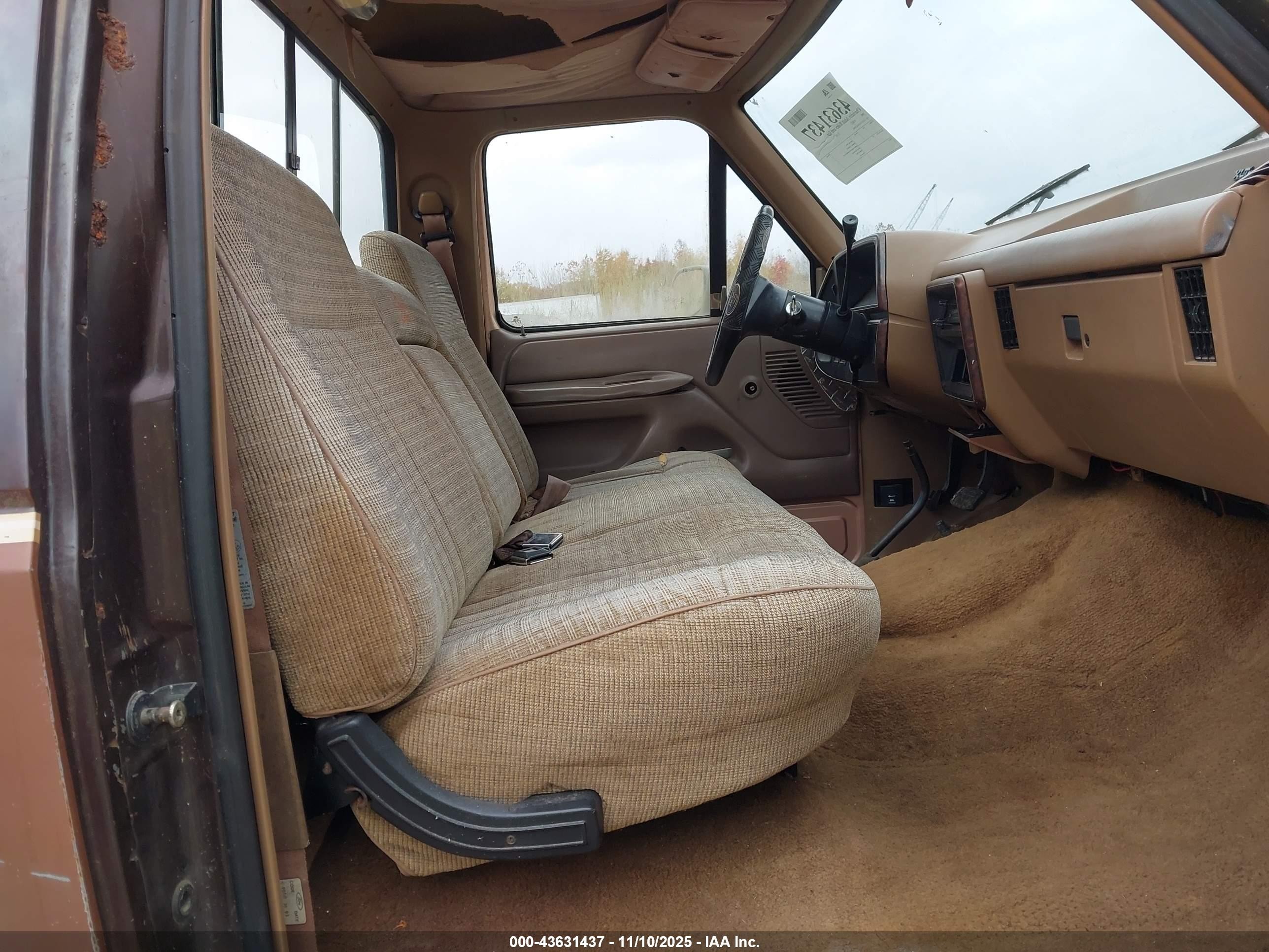 1991 Ford F150   Brown vin: 1FTEF14NXMNA76964