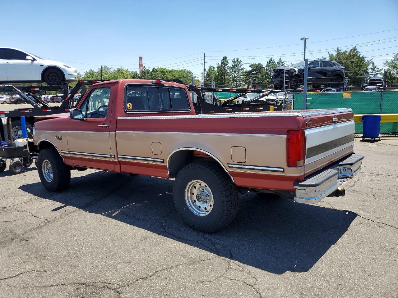 1995 Ford F150 Двухцветный vin: 1FTEF14NXSLA88220