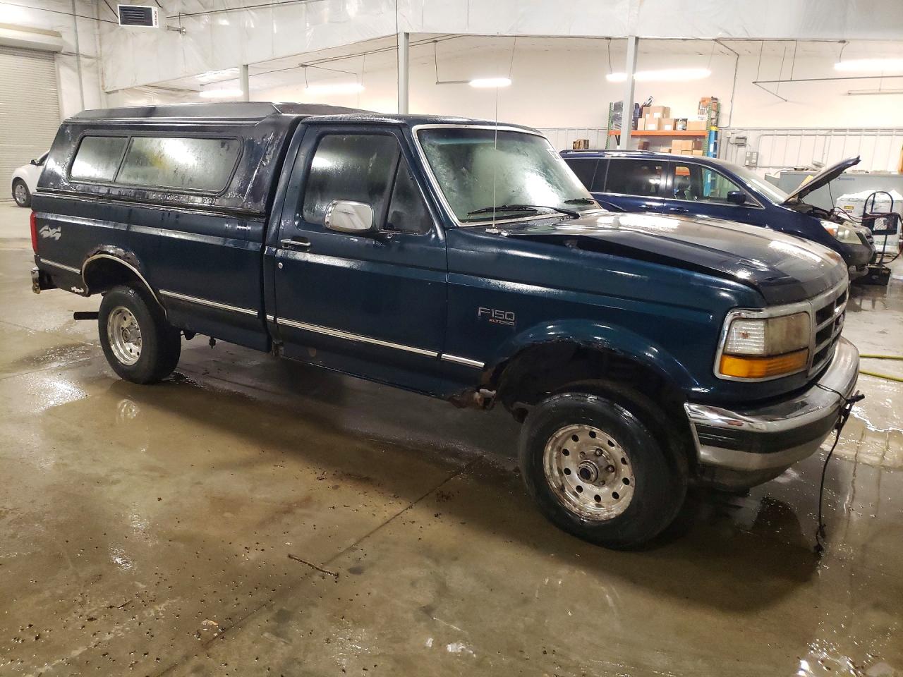 1995 Ford F150 Green vin: 1FTEF14NXSLB86857