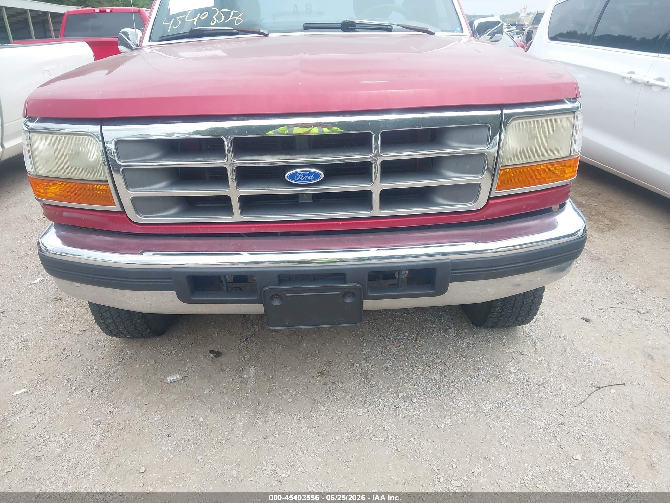 1996 Ford F150   Красный vin: 1FTEF14NXTLA56840