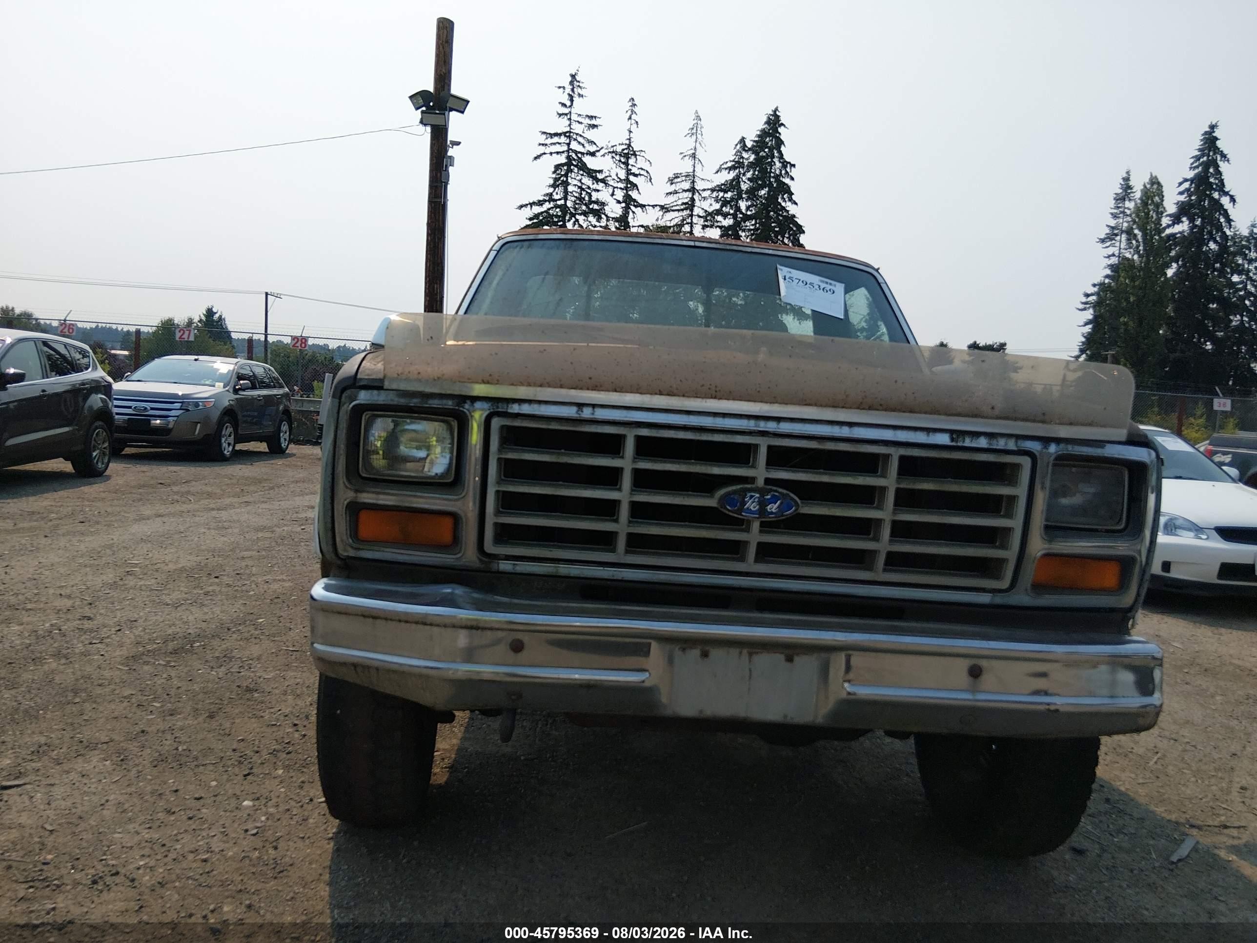 1983 Ford F150   Gray vin: 1FTEF14Y0DRA09826