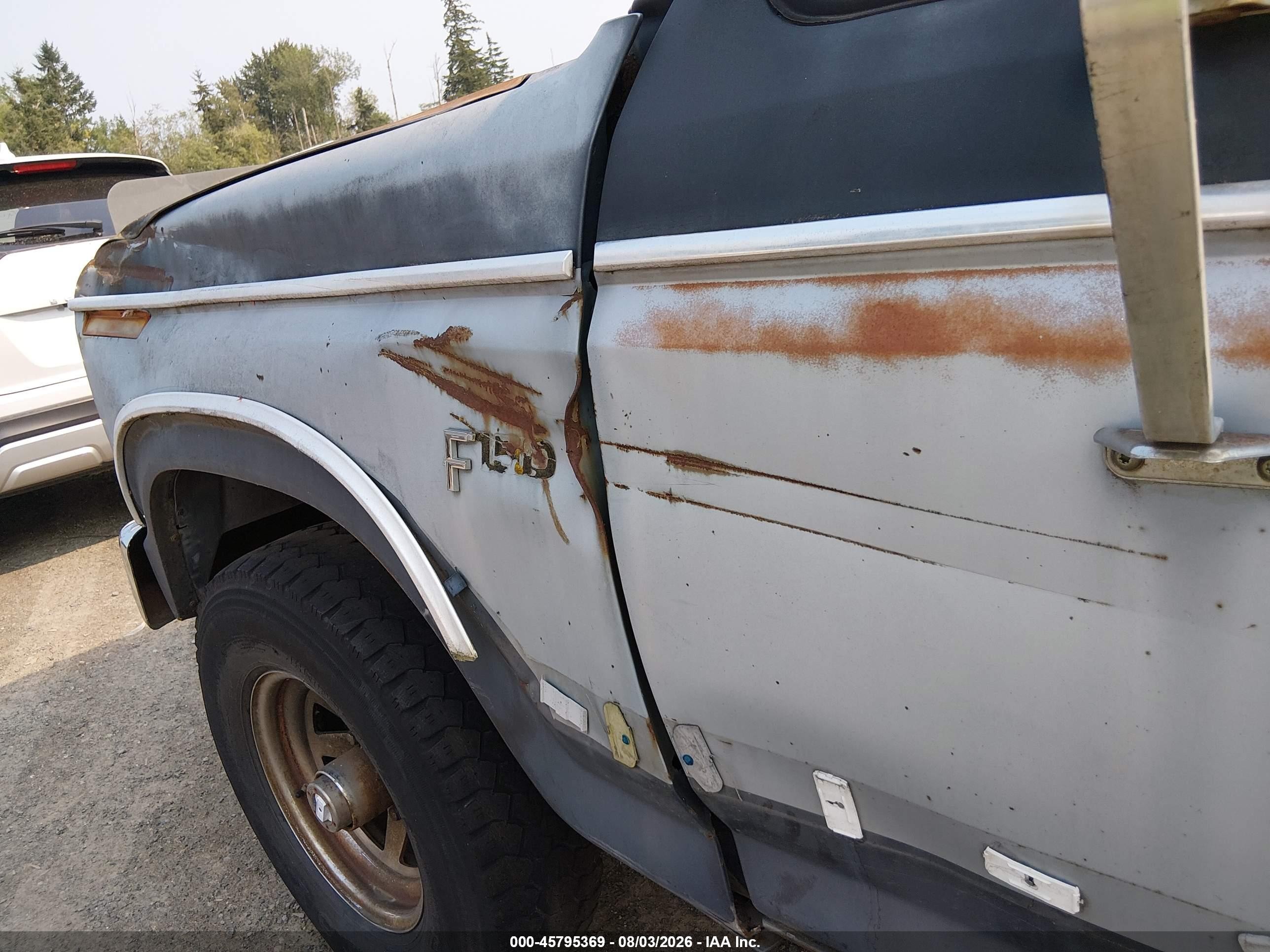 1983 Ford F150   Gray vin: 1FTEF14Y0DRA09826