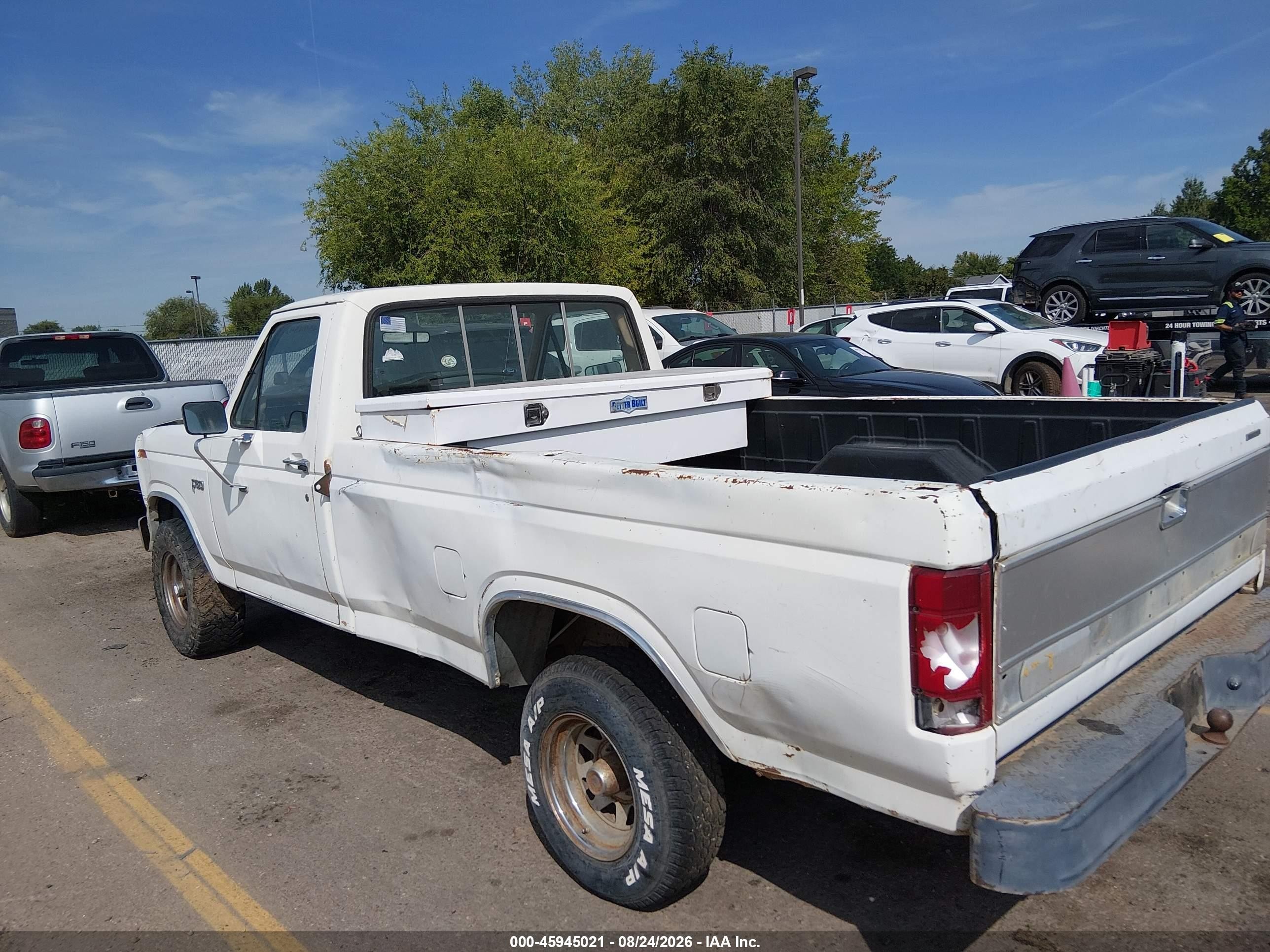 1984 Ford F150   White vin: 1FTEF14Y0EPA94664