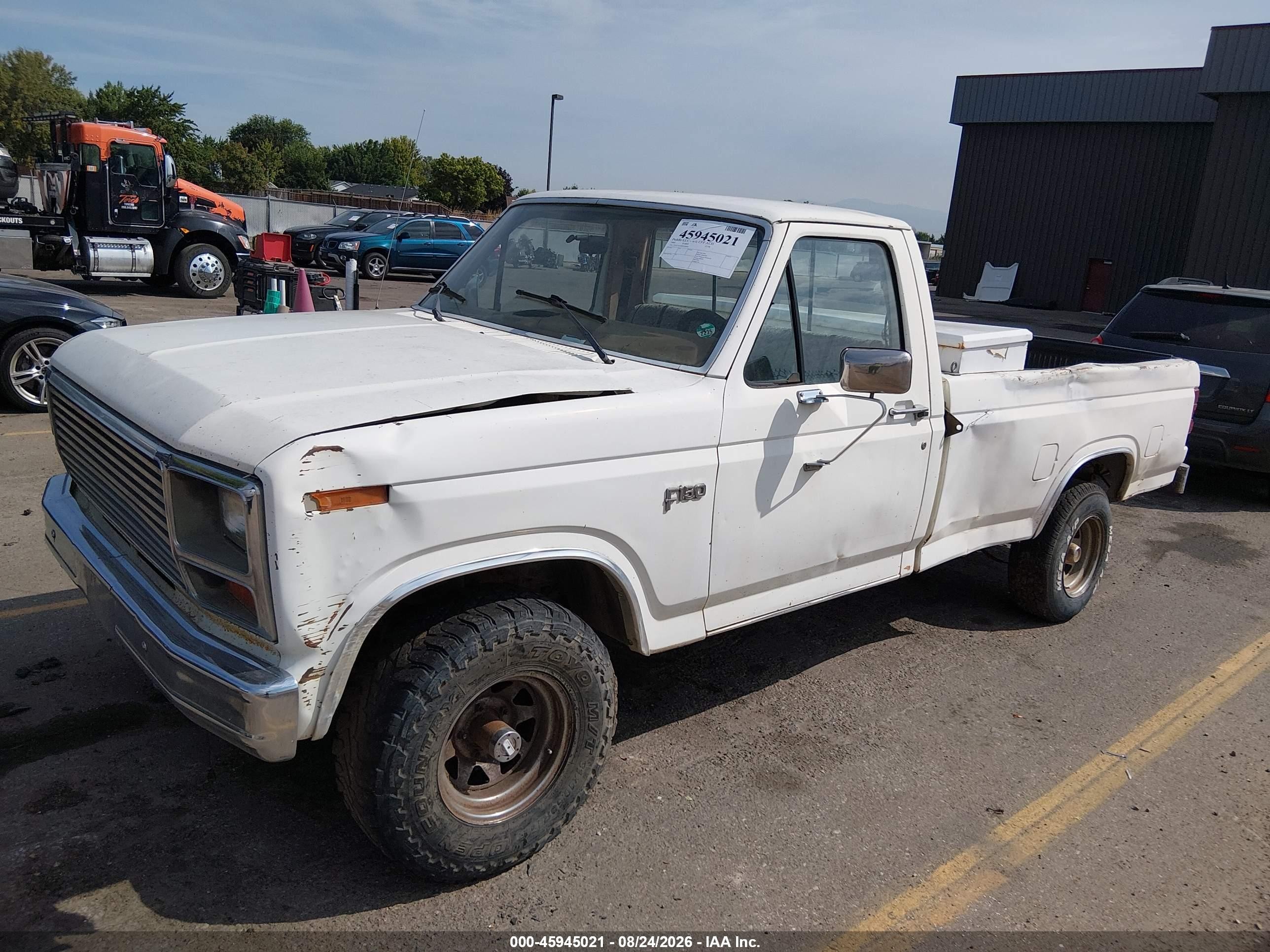 1984 Ford F150   White vin: 1FTEF14Y0EPA94664