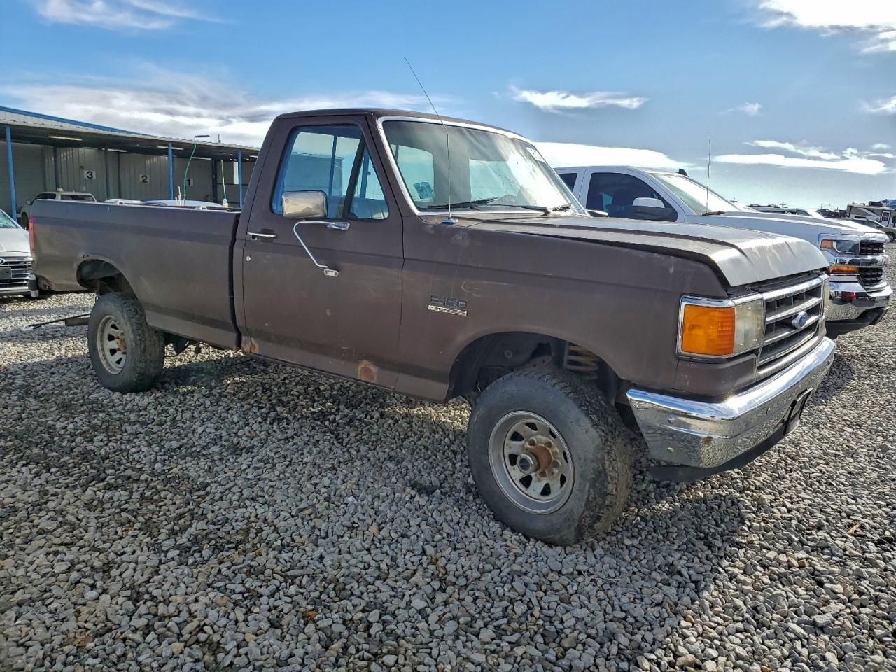 1989 Ford F150 Brown vin: 1FTEF14Y0KLB25799