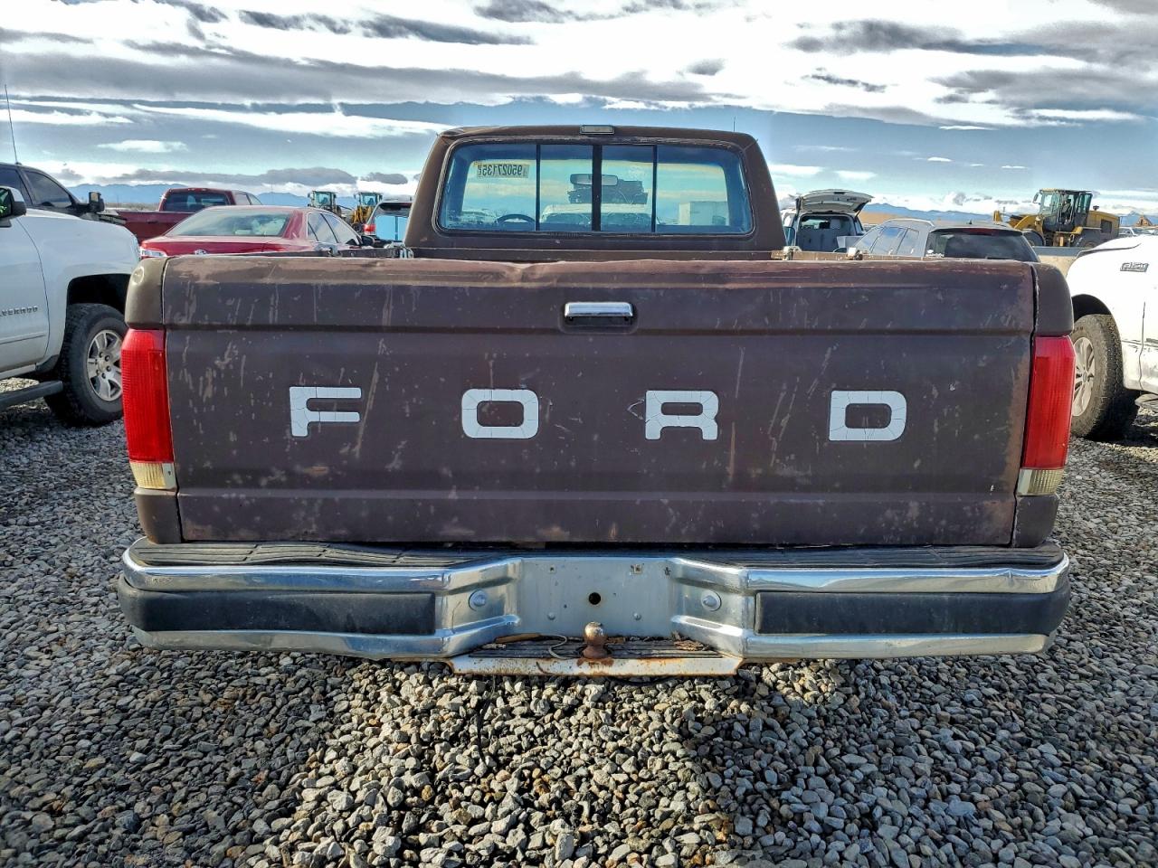 1989 Ford F150 Brown vin: 1FTEF14Y0KLB25799