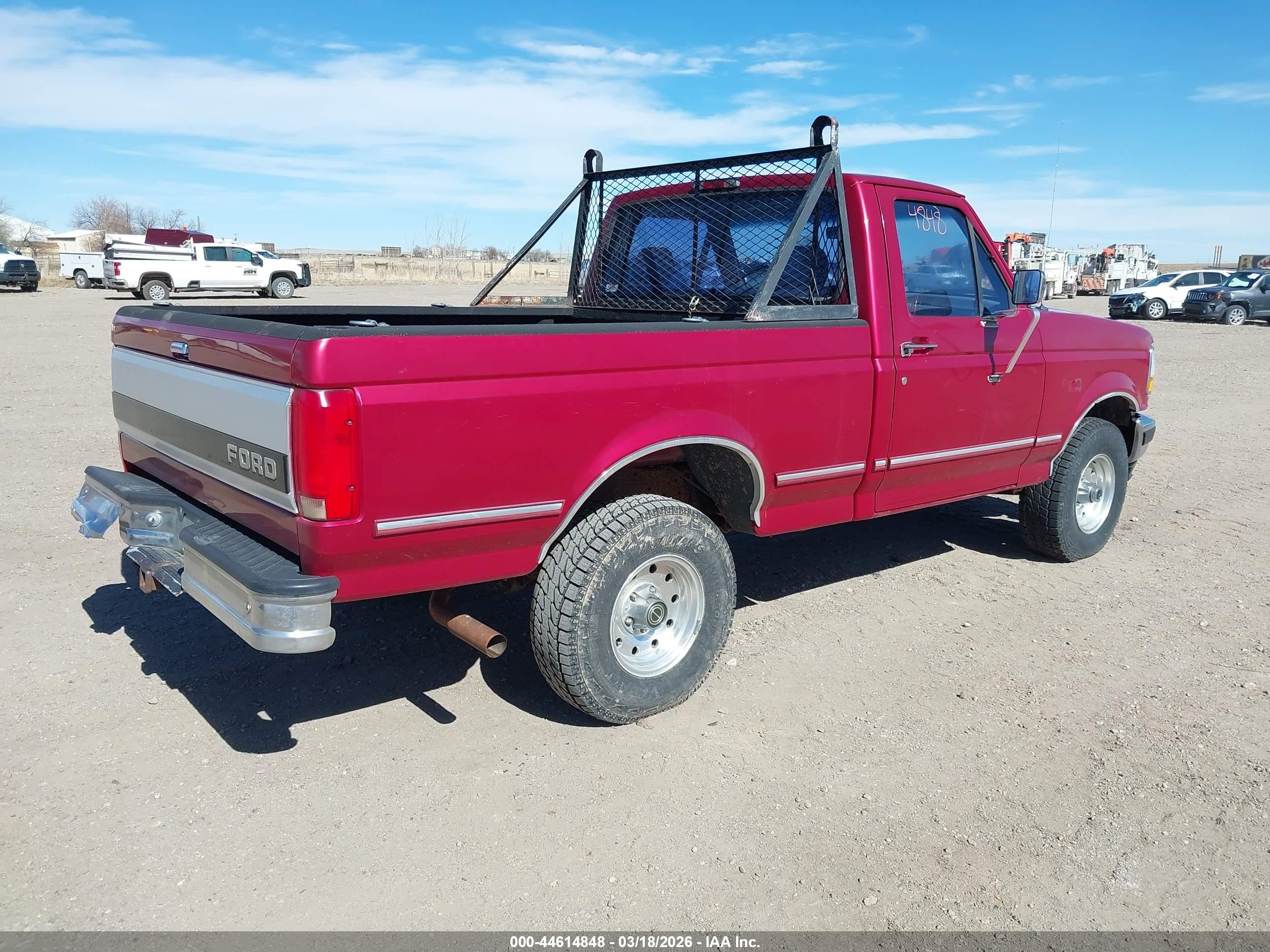 1995 Ford F150   Red vin: 1FTEF14Y0SLA33186