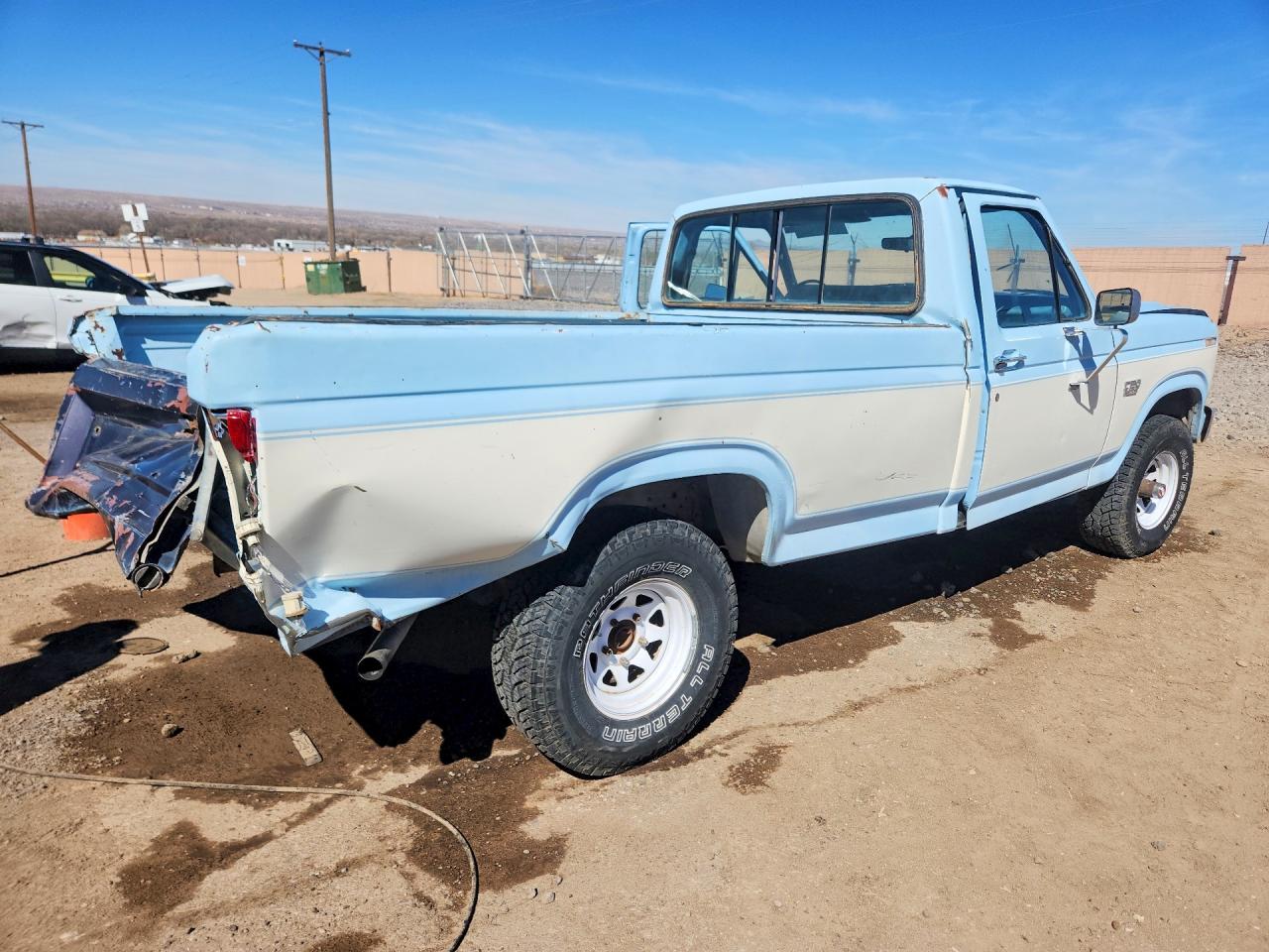 1985 Ford F150 Blue vin: 1FTEF14Y1FPB06435
