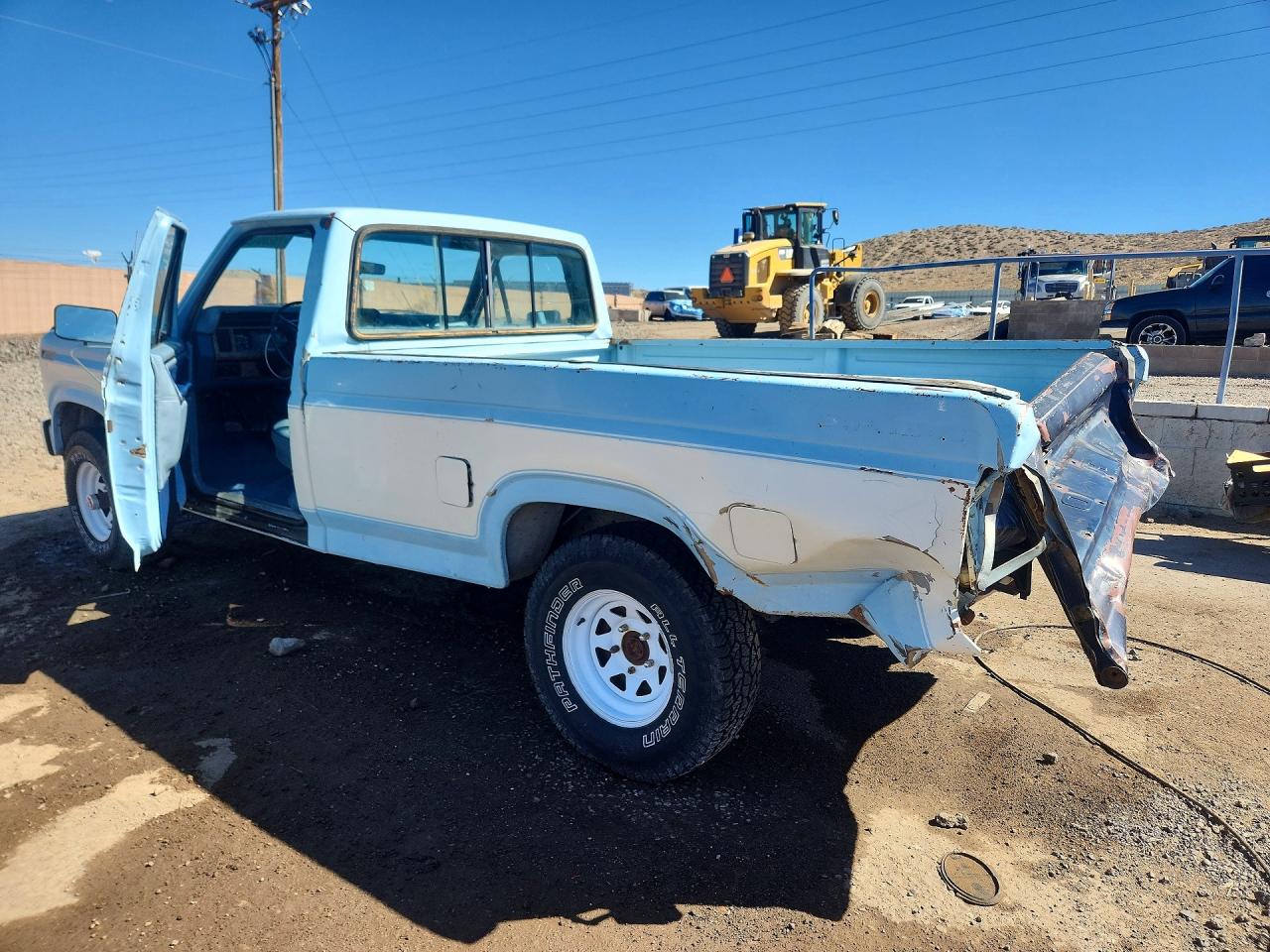 1985 Ford F150 Blue vin: 1FTEF14Y1FPB06435