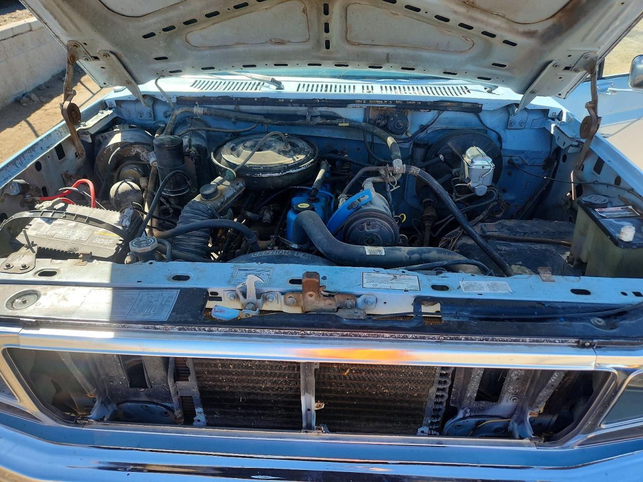 1985 Ford F150 Blue vin: 1FTEF14Y1FPB06435