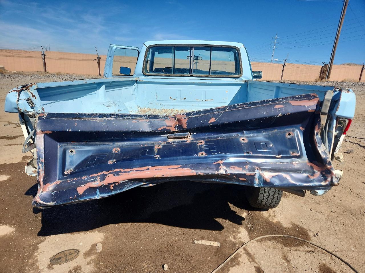 1985 Ford F150 Blue vin: 1FTEF14Y1FPB06435