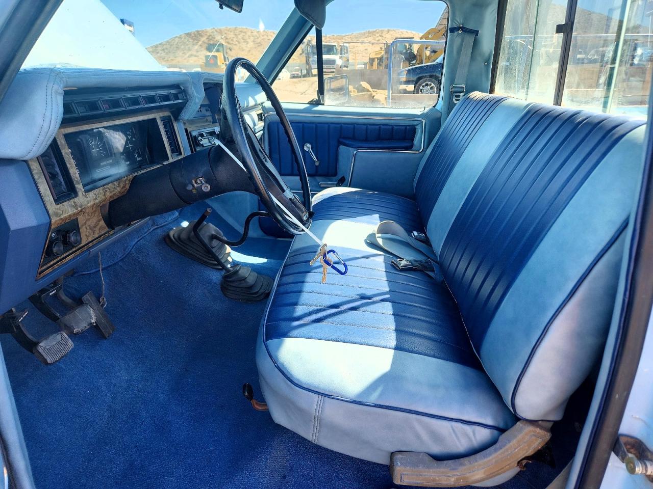 1985 Ford F150 Blue vin: 1FTEF14Y1FPB06435