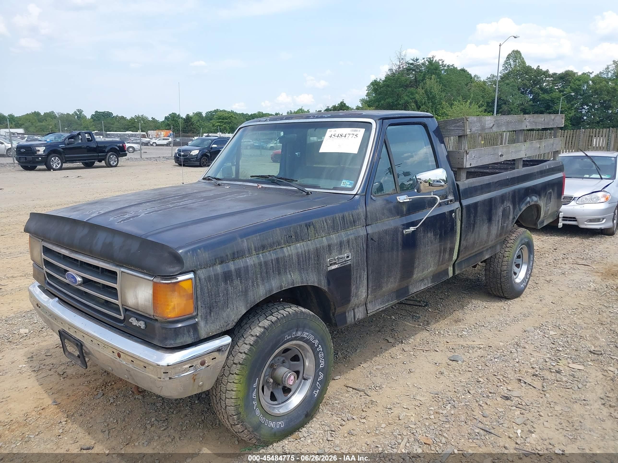 1990 Ford F150   Blue vin: 1FTEF14Y1LNA06116