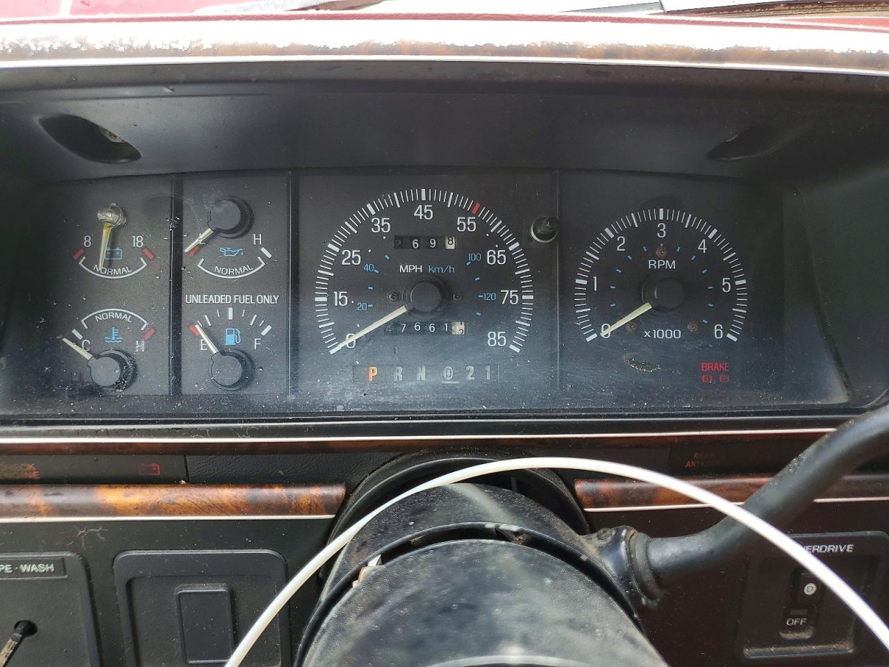 1991 Ford F150 Burgundy vin: 1FTEF14Y2MNA51034
