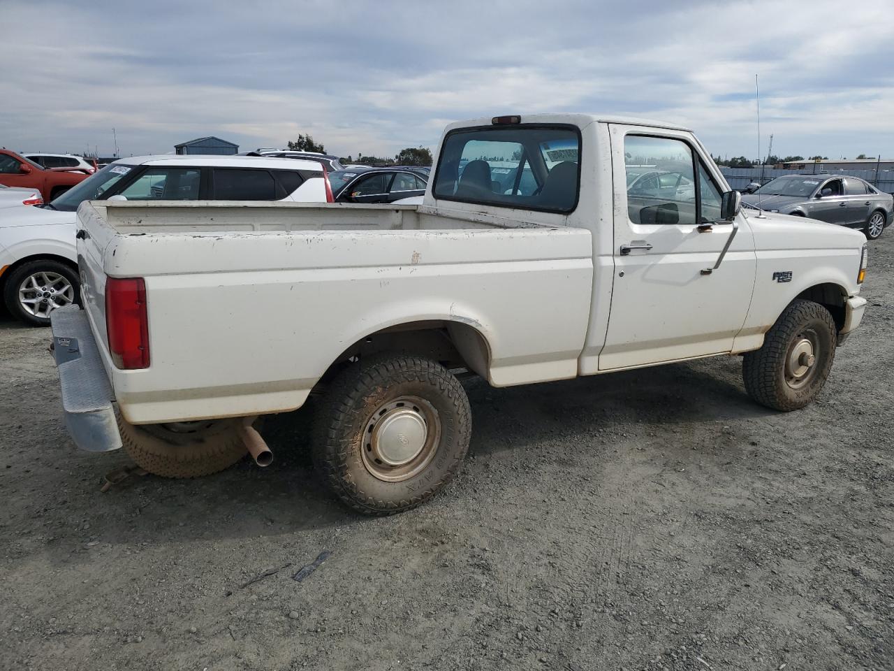 1994 Ford F150 White vin: 1FTEF14Y2RLB66686