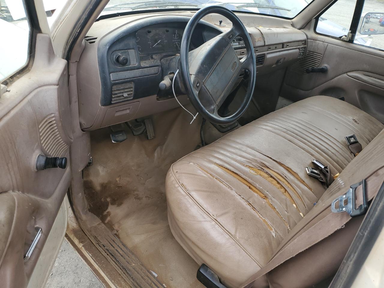 1994 Ford F150 White vin: 1FTEF14Y2RLB66686