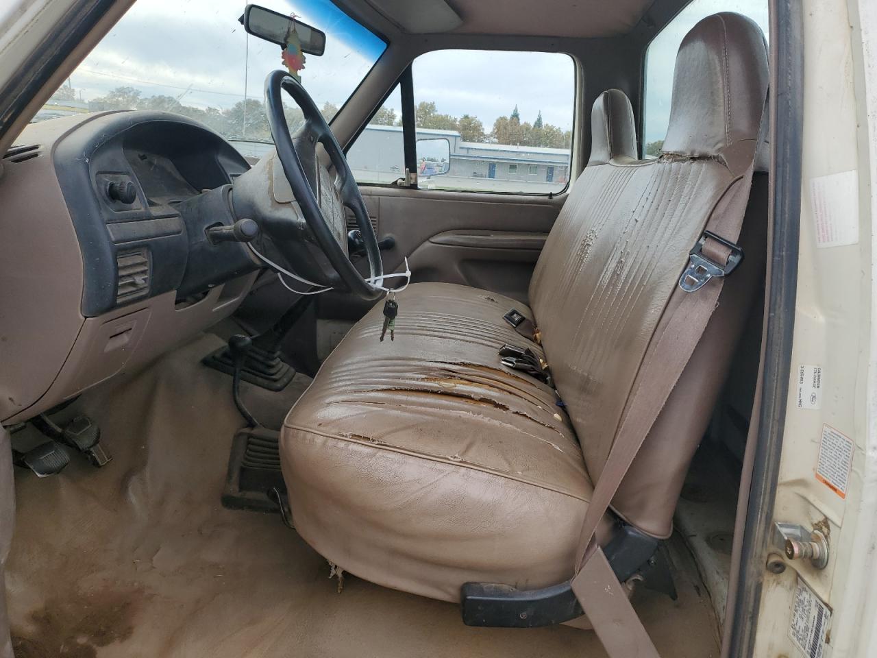 1994 Ford F150 White vin: 1FTEF14Y2RLB66686