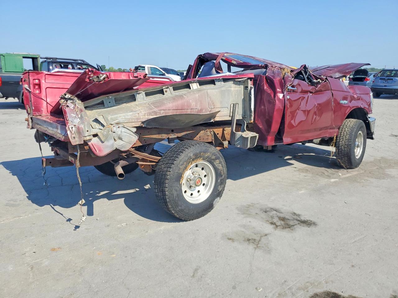 1996 Ford F150 Maroon vin: 1FTEF14Y2TLA38407