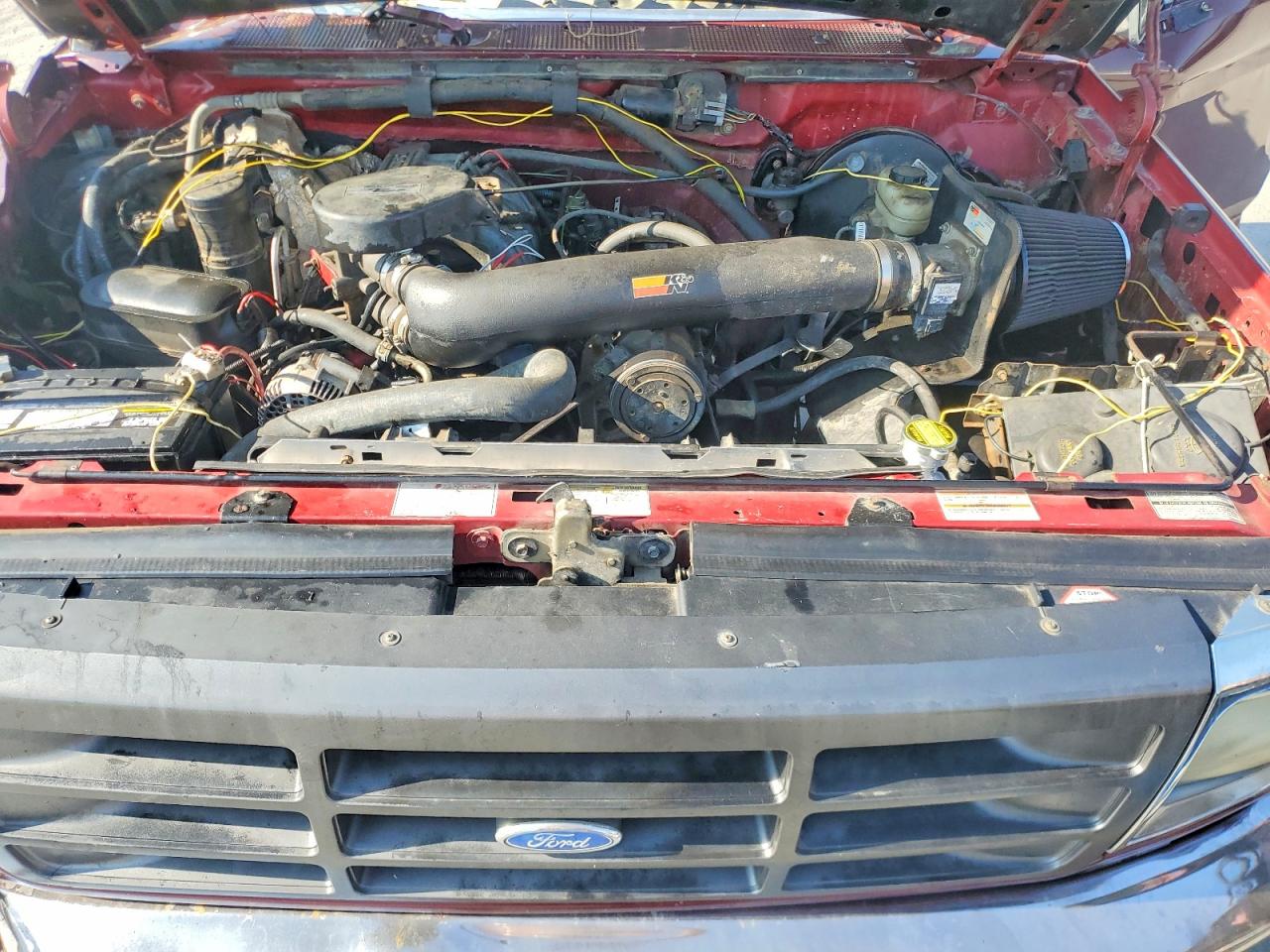 1996 Ford F150 Maroon vin: 1FTEF14Y2TLA38407