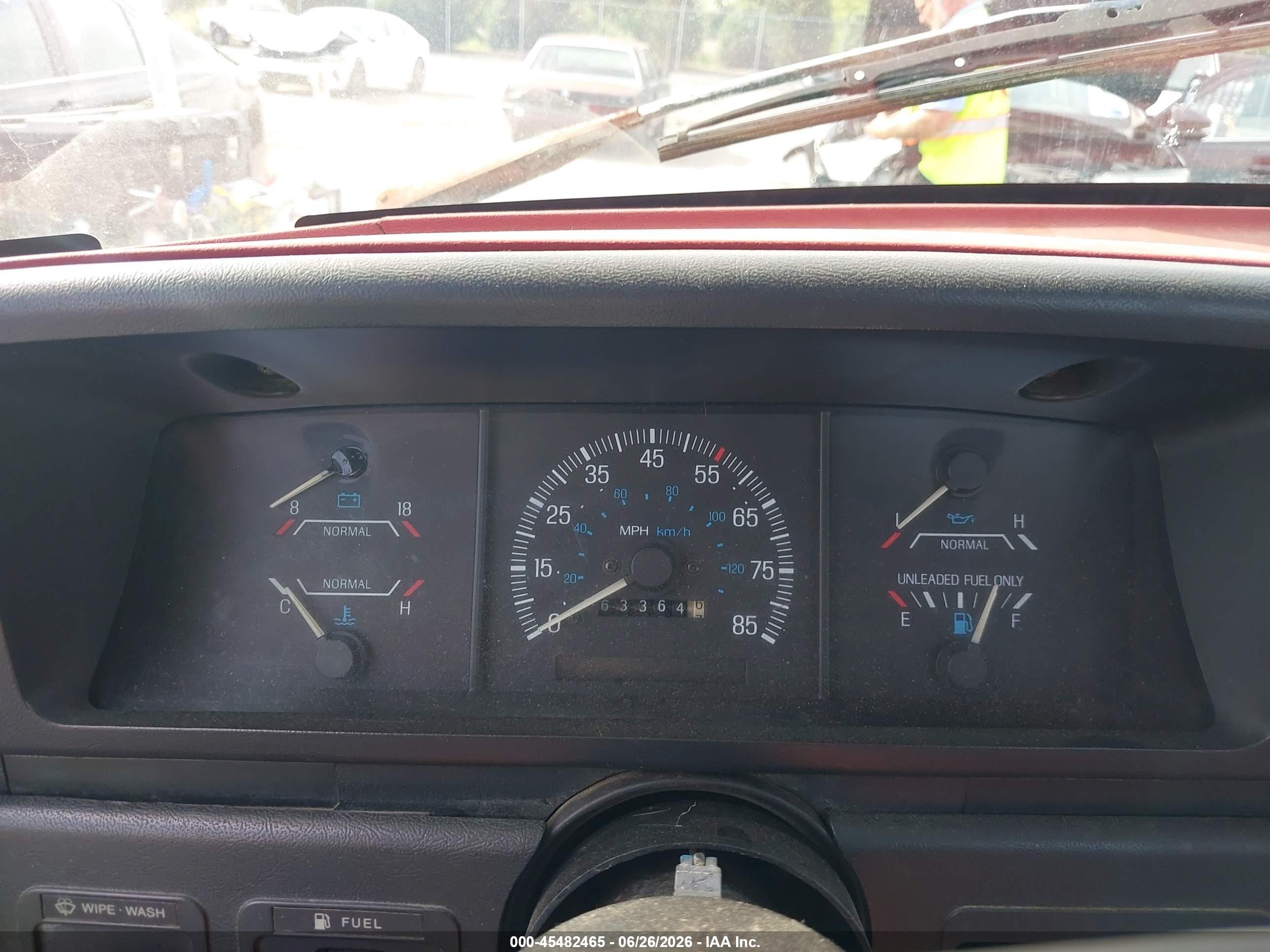 1991 Ford F150   Красный vin: 1FTEF14Y3MNA69249