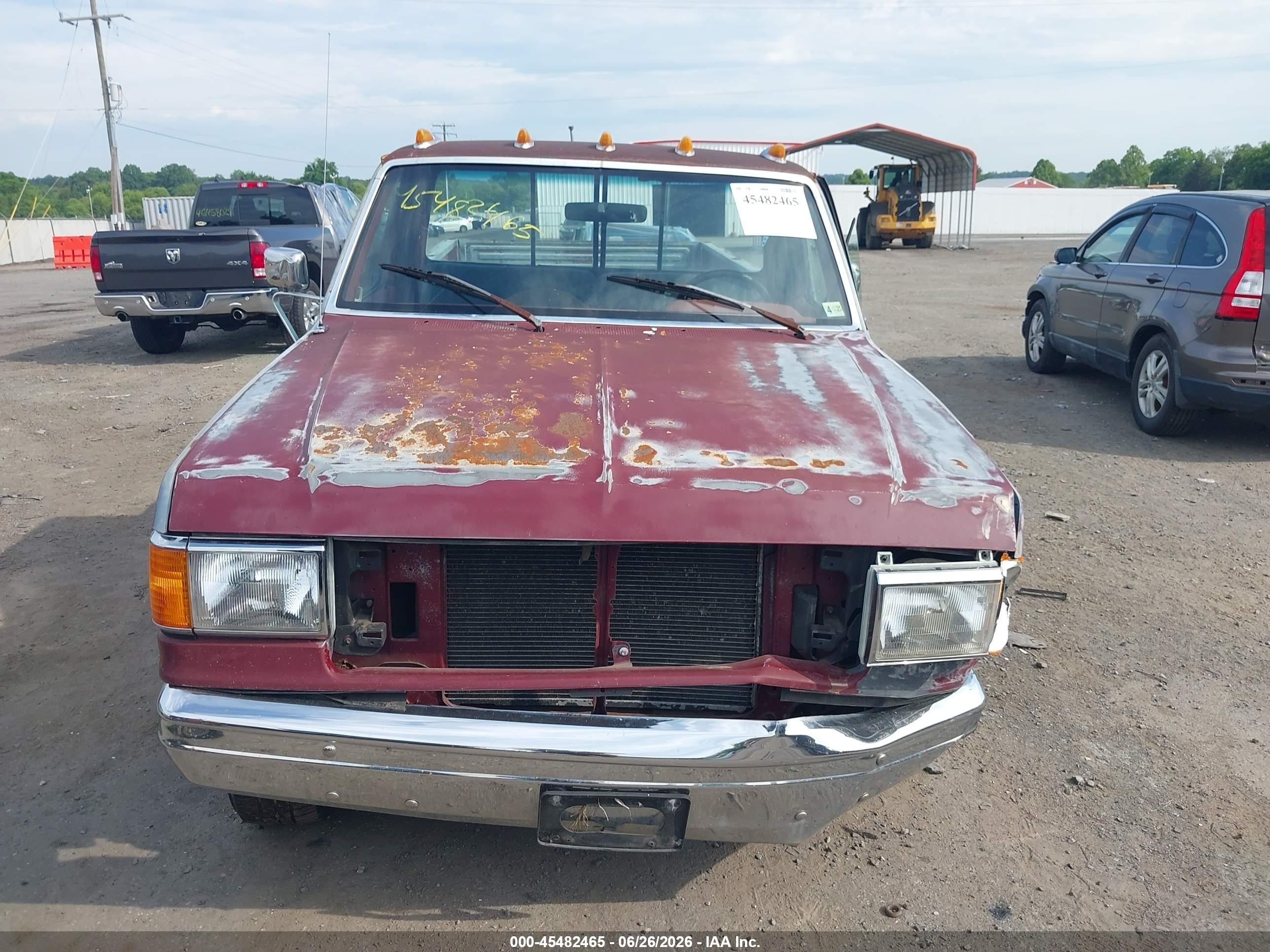 1991 Ford F150   Красный vin: 1FTEF14Y3MNA69249