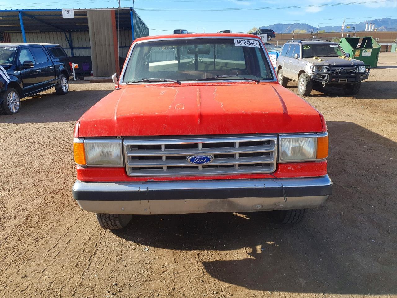 1987 Ford F150 Red vin: 1FTEF14Y4HKA39295